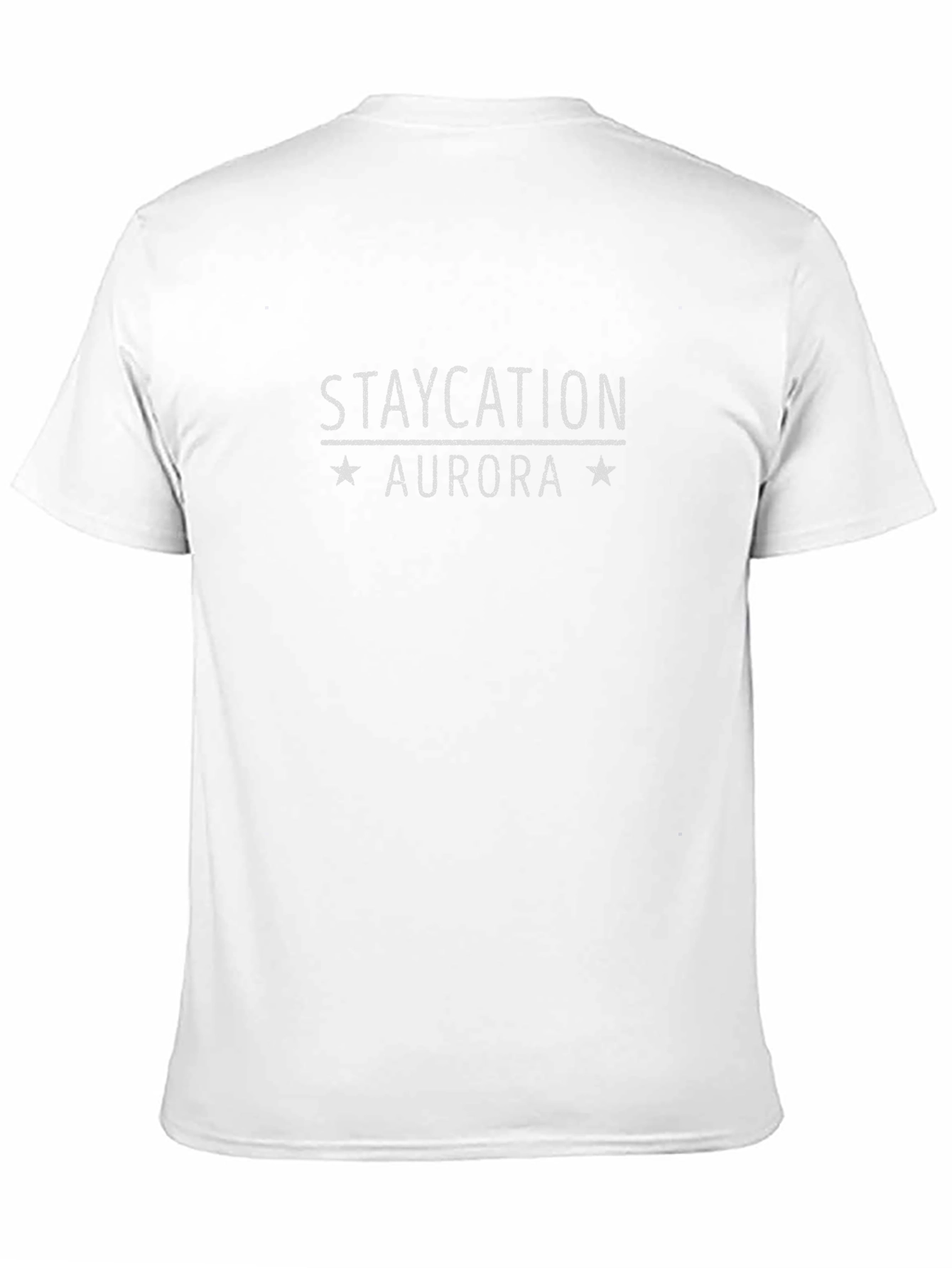Staycation Aurora Graphic Tee - Black Casual T-Shirt