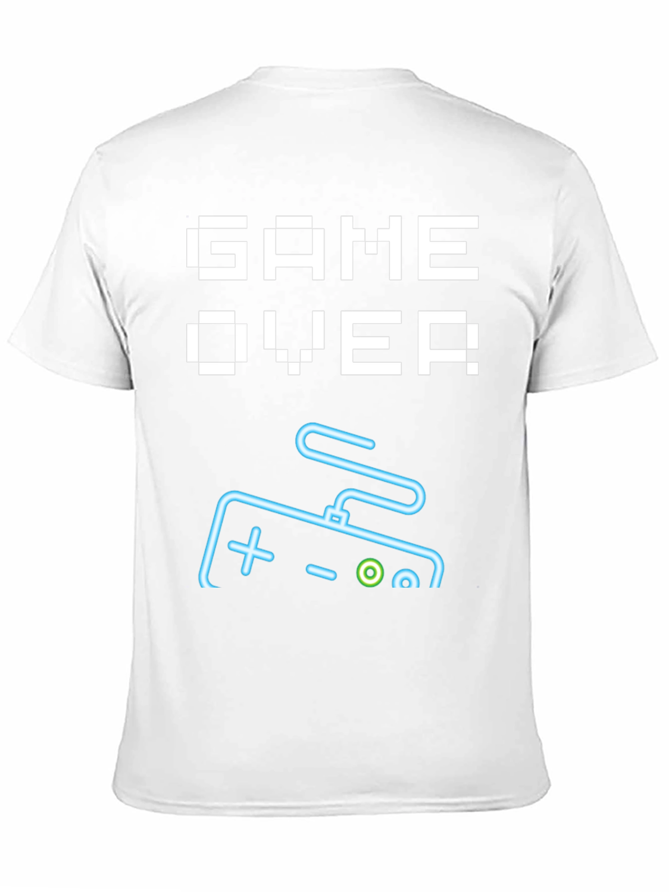 Game Over Controller Graphic Tee - Retro Gamer Style