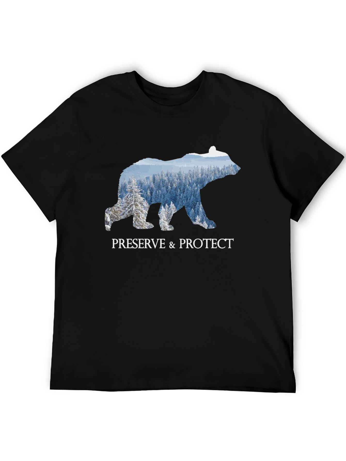 Preserve & Protect Bear Silhouette Graphic Tee