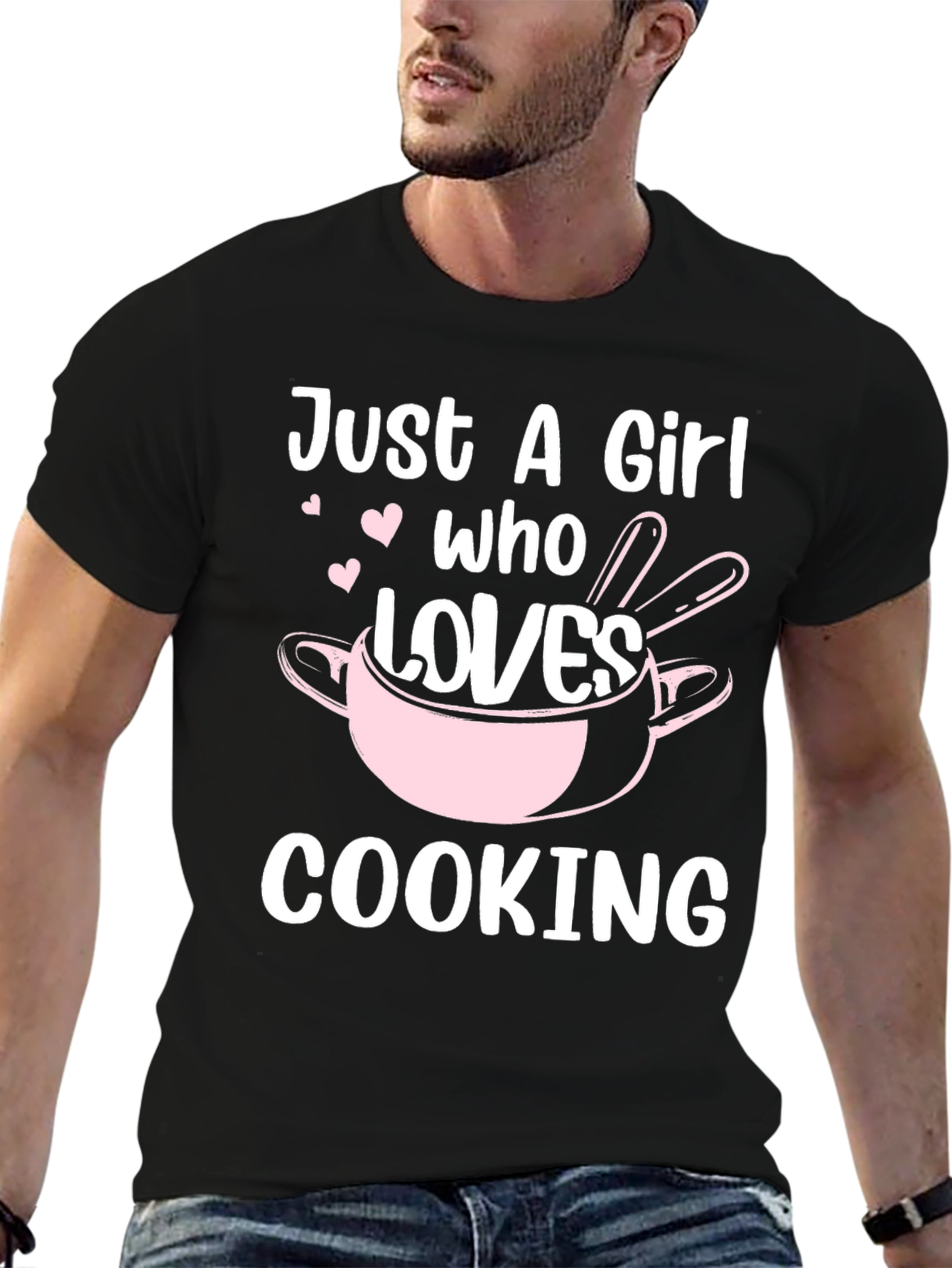 Just A Girl Who Loves Cooking T-Shirt