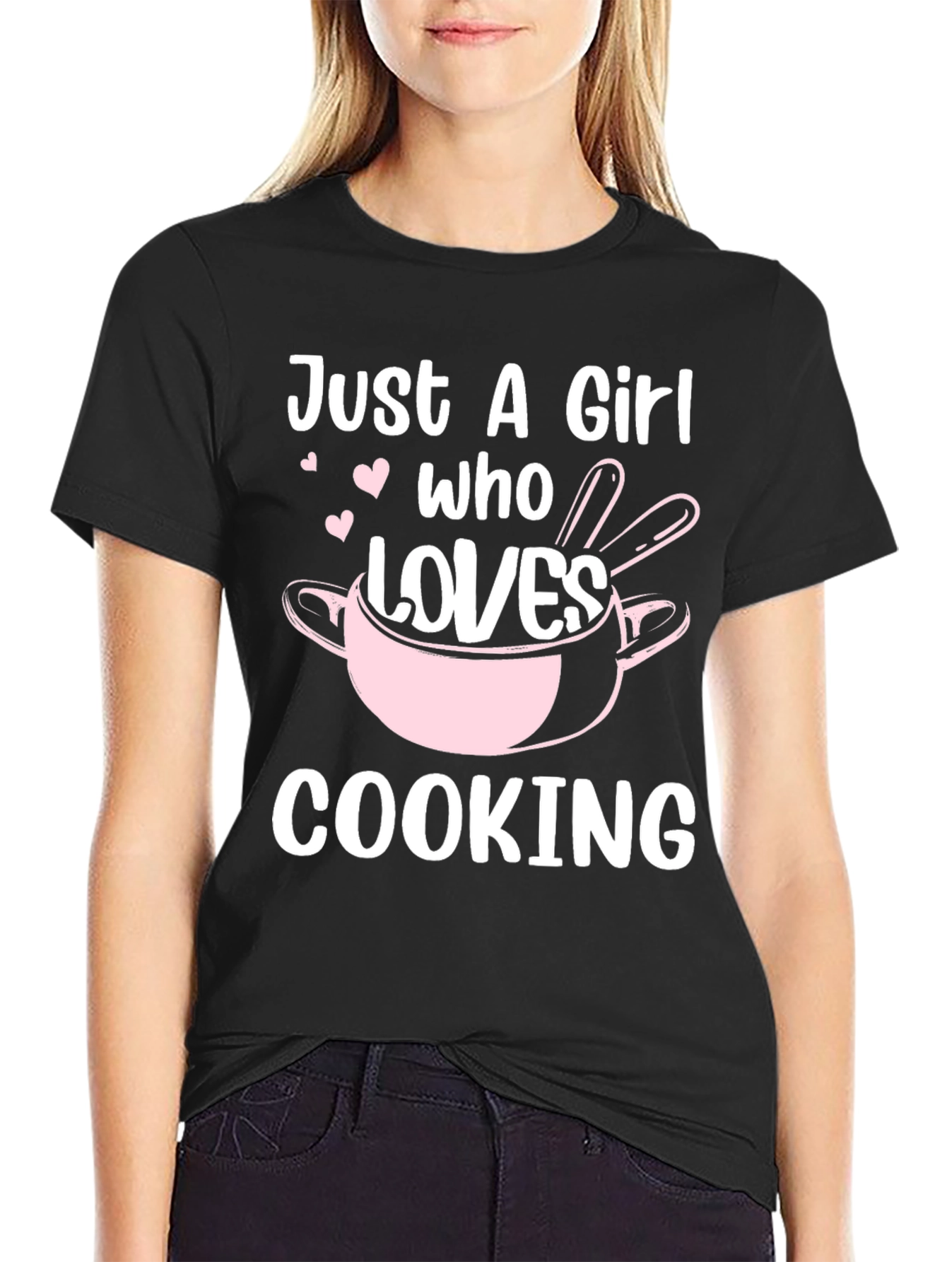 Just A Girl Who Loves Cooking T-Shirt