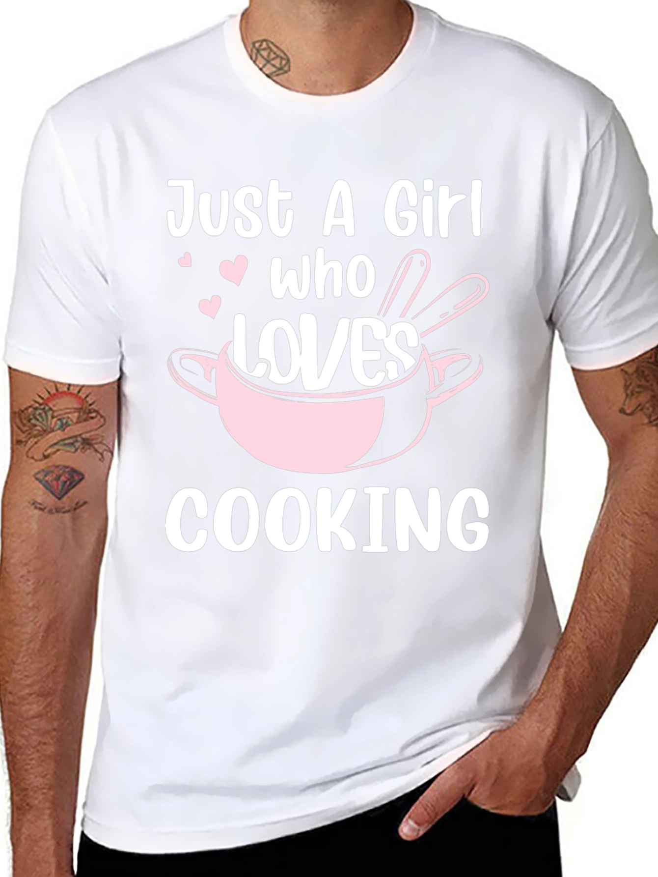 Just A Girl Who Loves Cooking T-Shirt