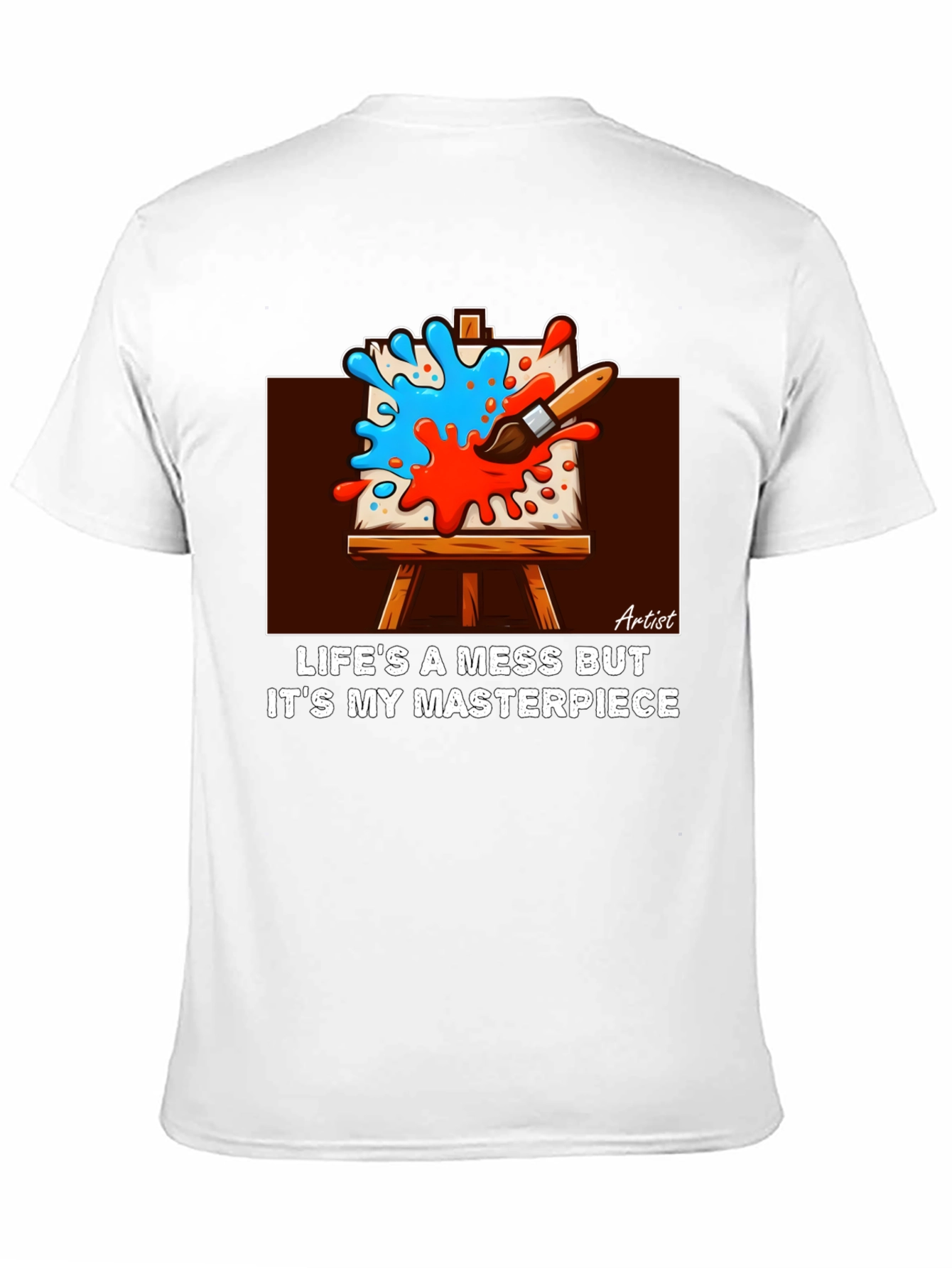 Artists Masterpiece Black Graphic Tee