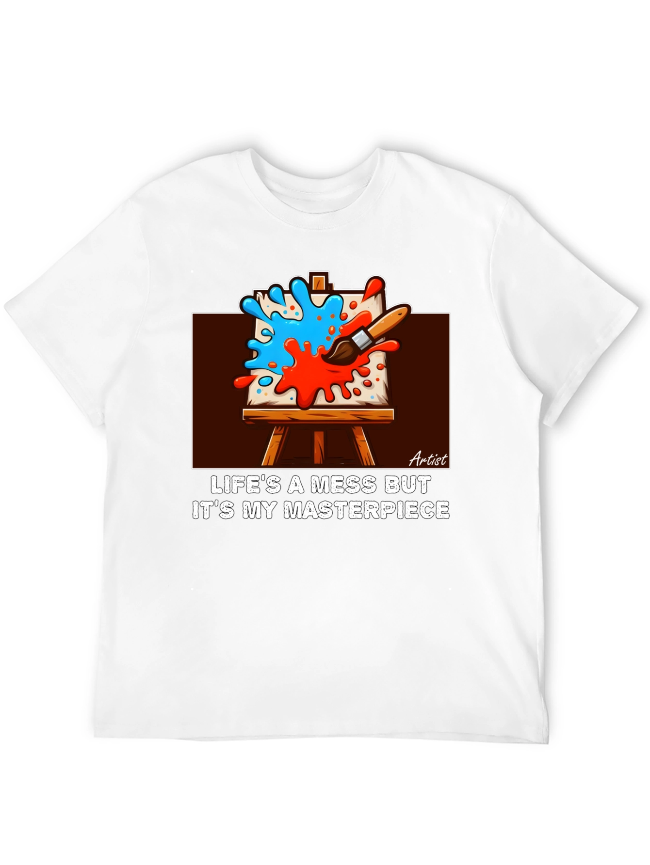 Artists Masterpiece Black Graphic Tee