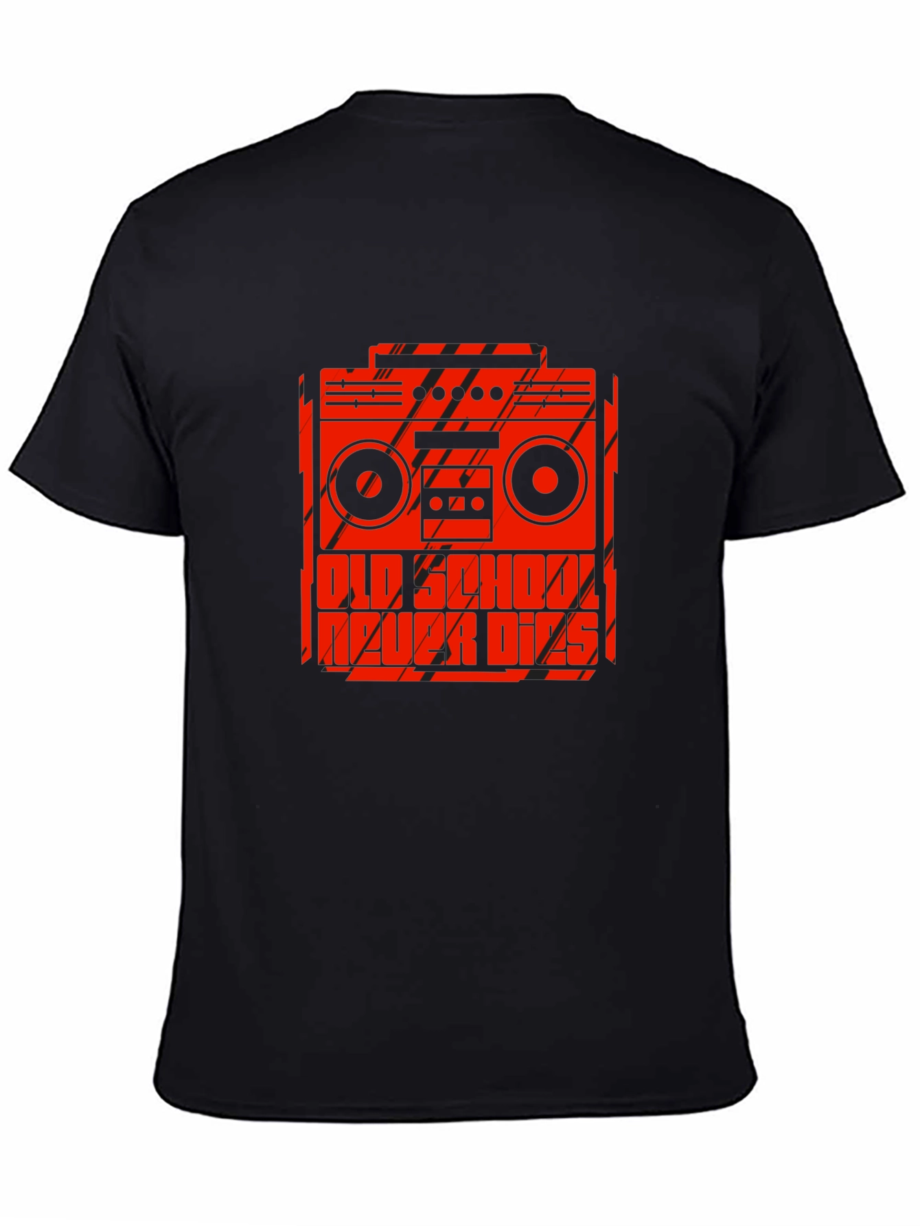 Old School Never Dies Boombox Graphic Tee