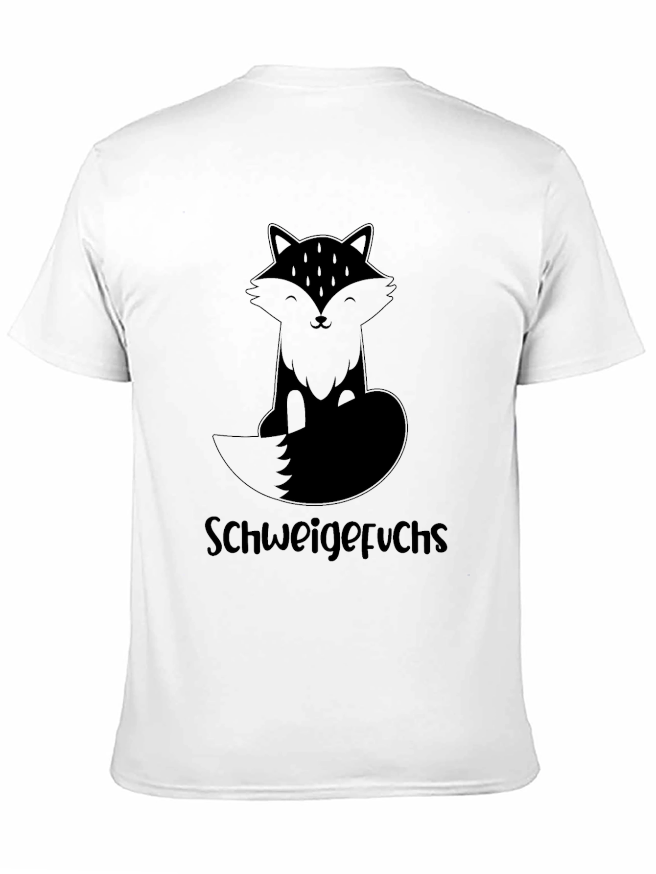 Schweigefuchs Fox Graphic T-Shirt - Black