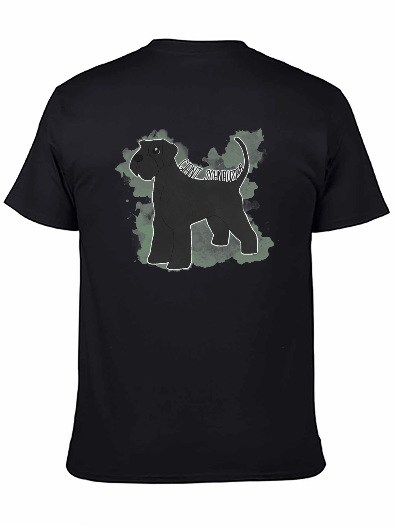 Giant Schnauzer Dog T-Shirt - Black Tee