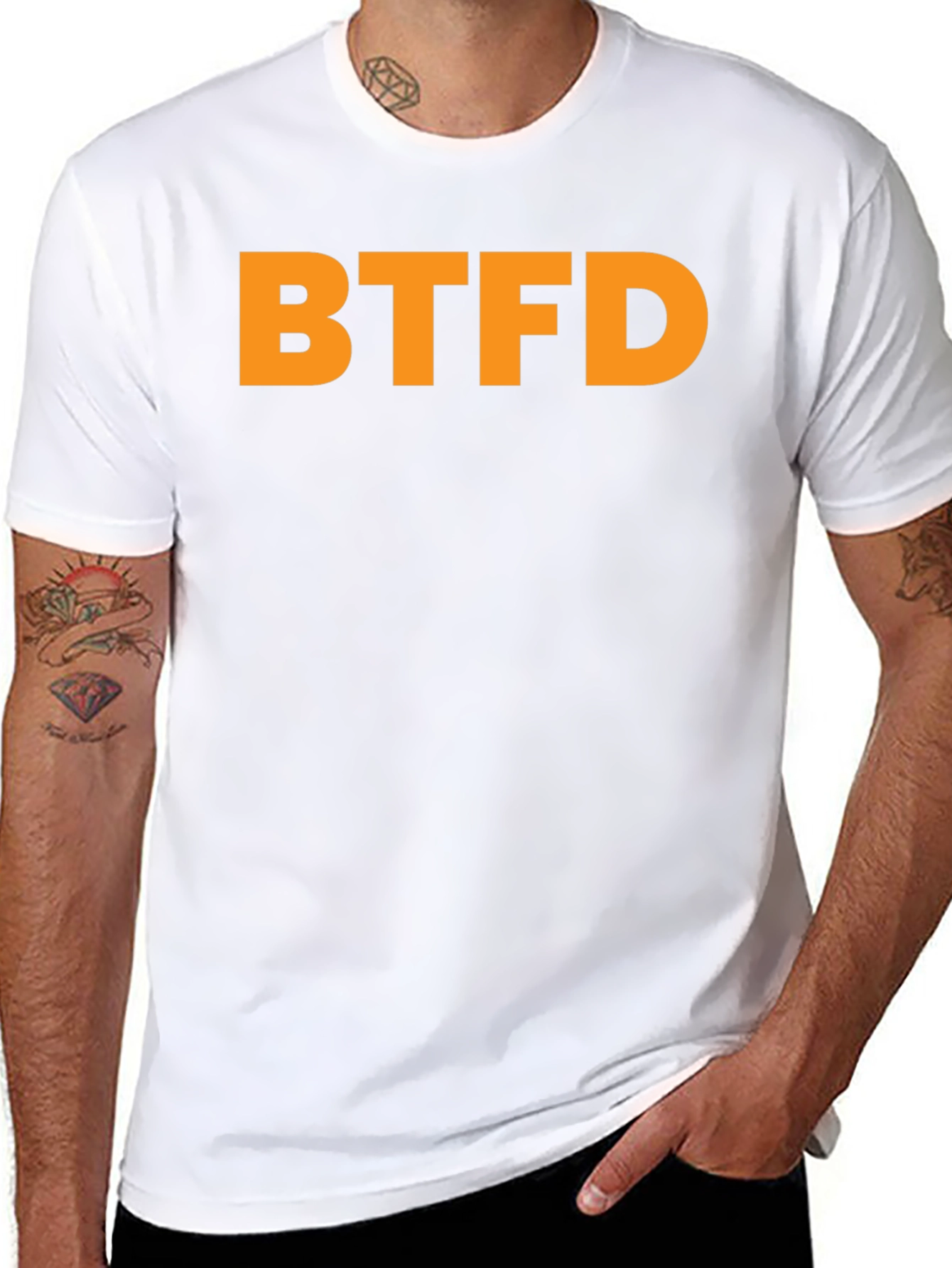 BTFD T-Shirt - Black Cotton Graphic Tee