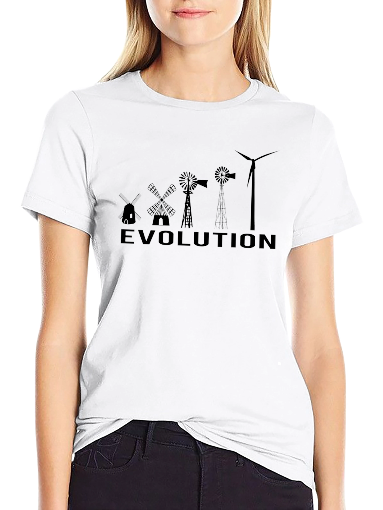 Evolution of Power - Windmill T-Shirt
