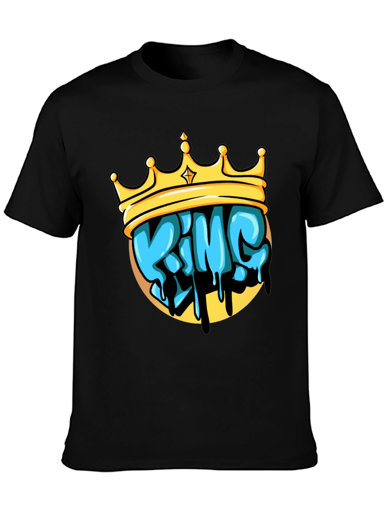 King Crown Graphic Tee - Mens Black T-Shirt