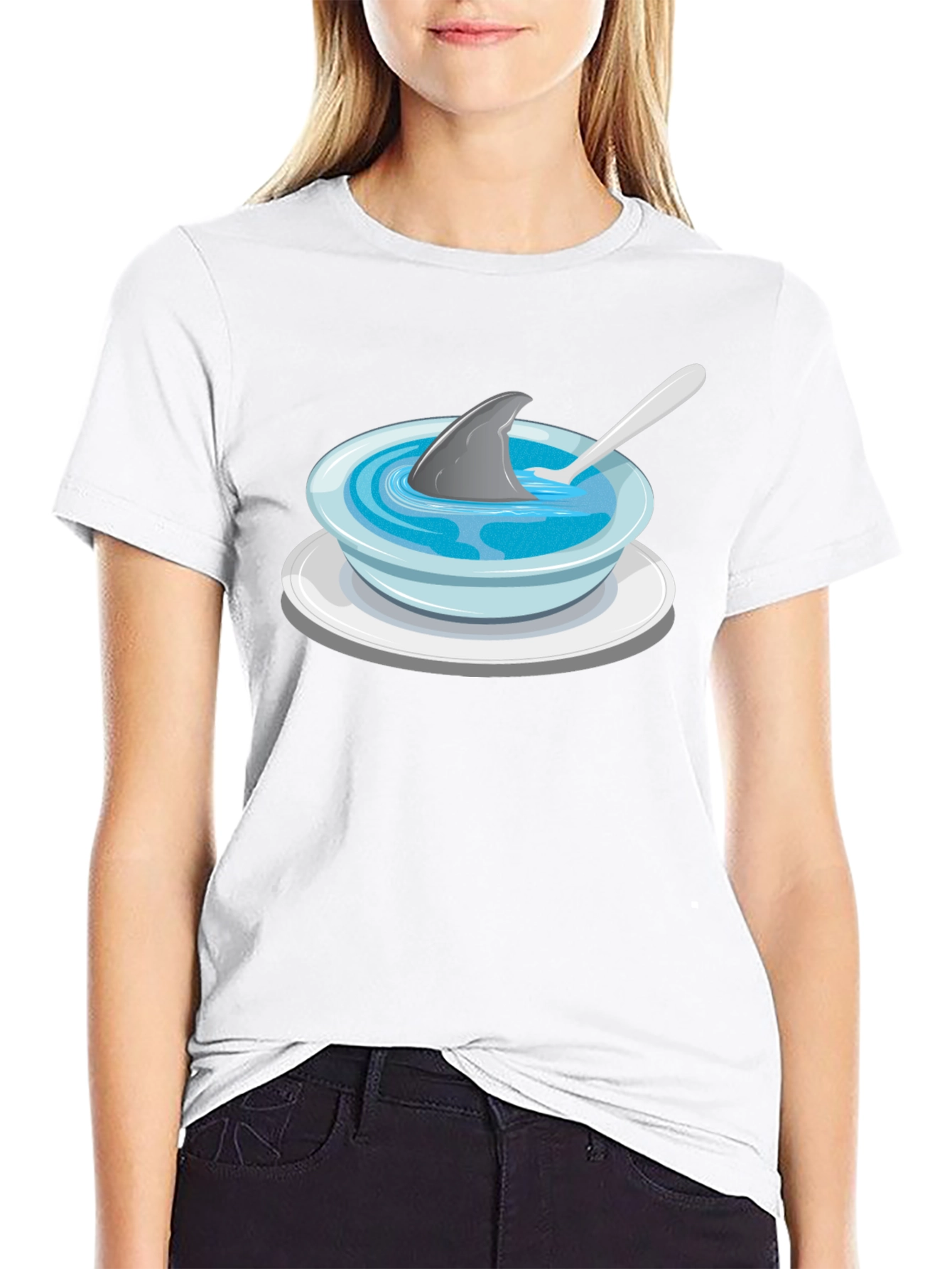 Shark Fin Soup Graphic T-Shirt