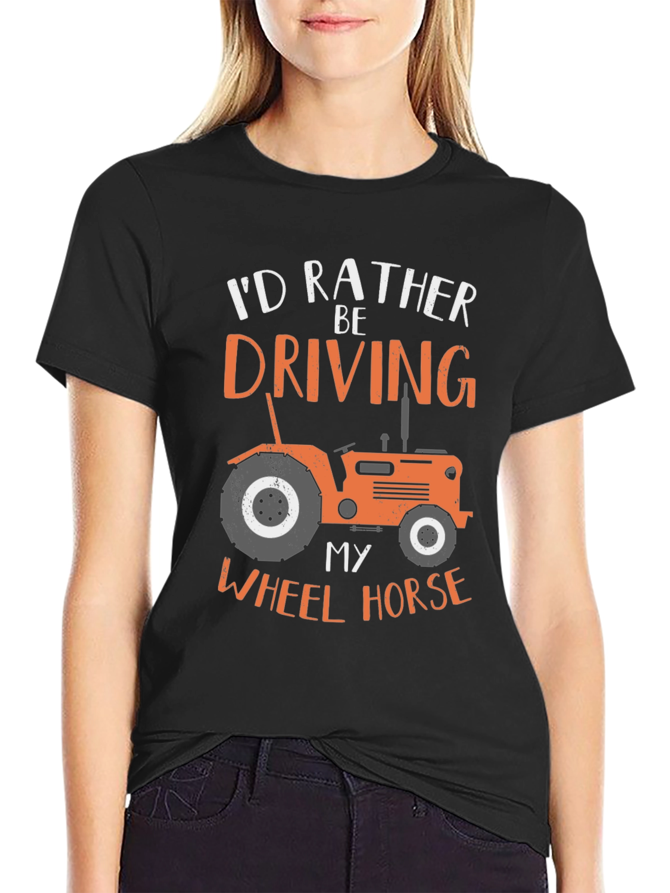 Driving Tractor T-Shirt - Wheel Horse Tee