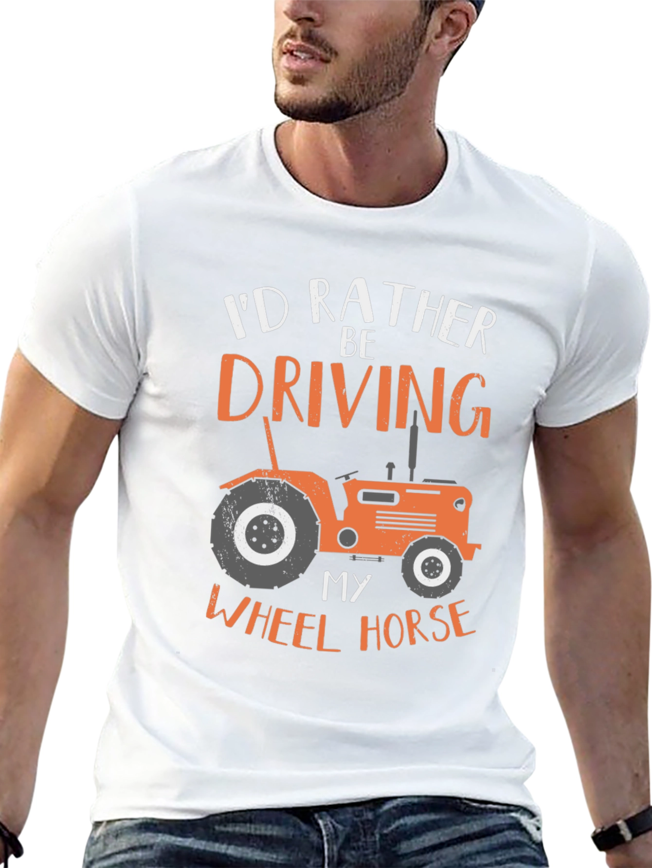Driving Tractor T-Shirt - Wheel Horse Tee