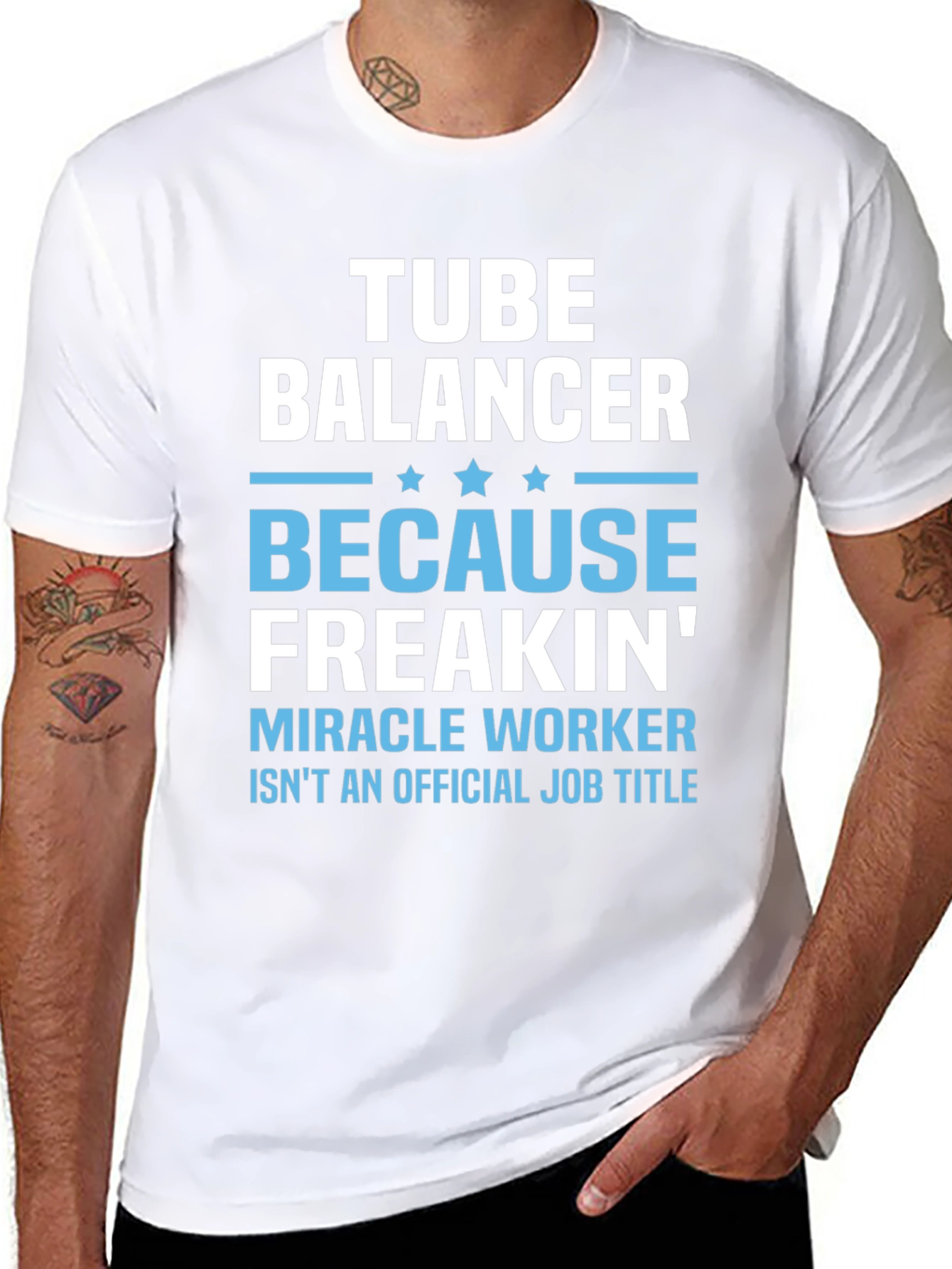 Tube Balancer Funny Job Title T-Shirt