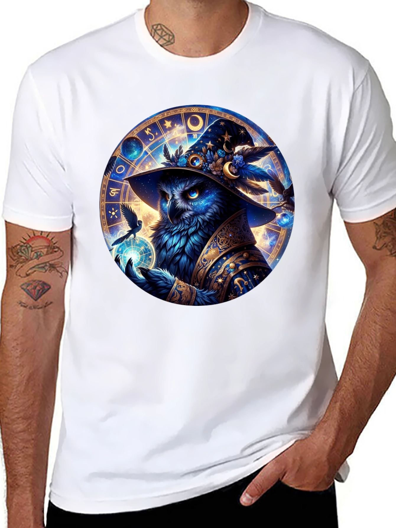 Wizard Owl T-Shirt | Unique Graphic Tee