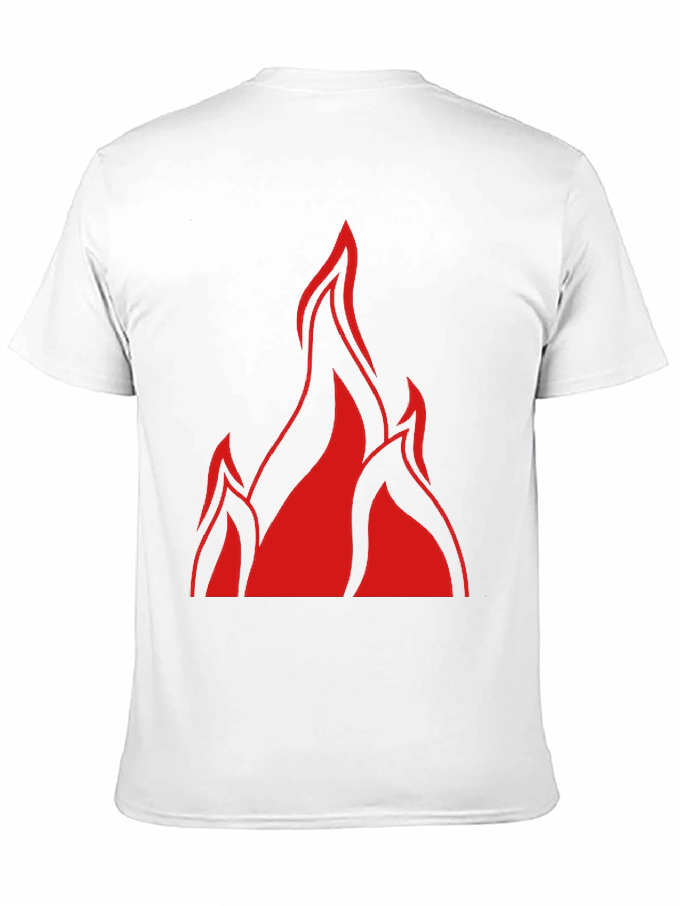 Flame Graphic Black T-Shirt