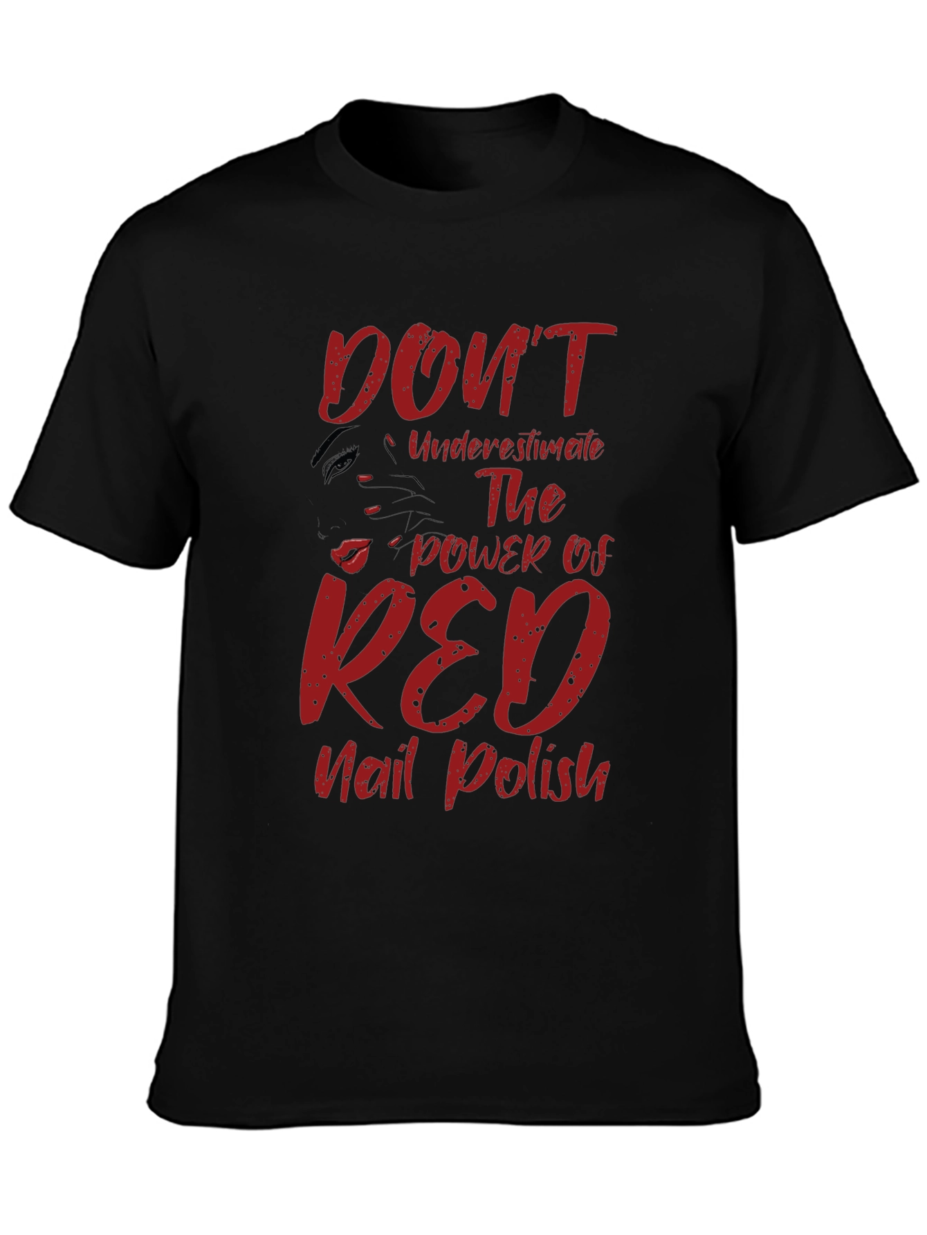 Red Nail Polish Power T-Shirt