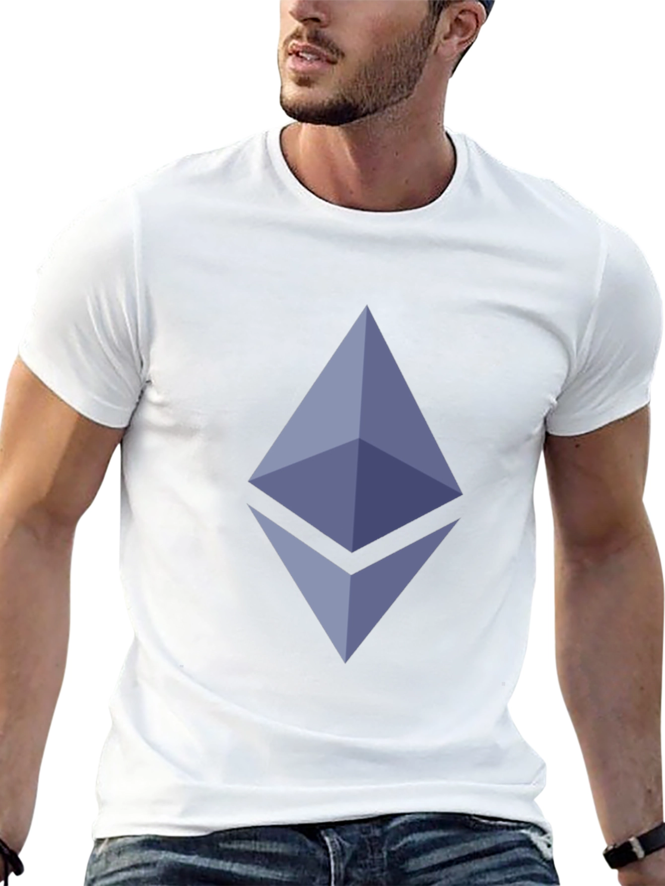 Ethereum Crypto Black T-Shirt - Modern Graphic Tee