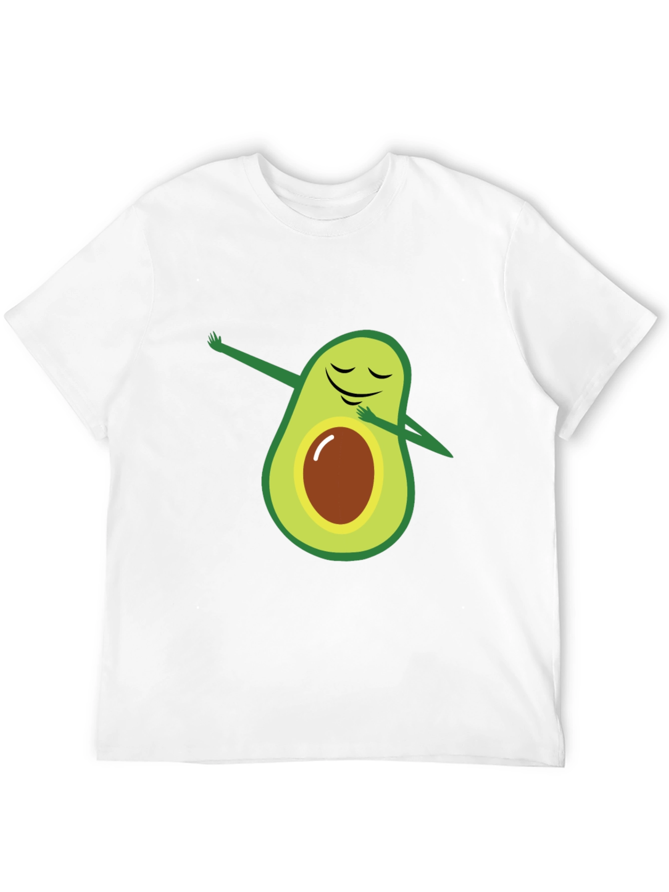 Dabbing Avocado Black T-Shirt