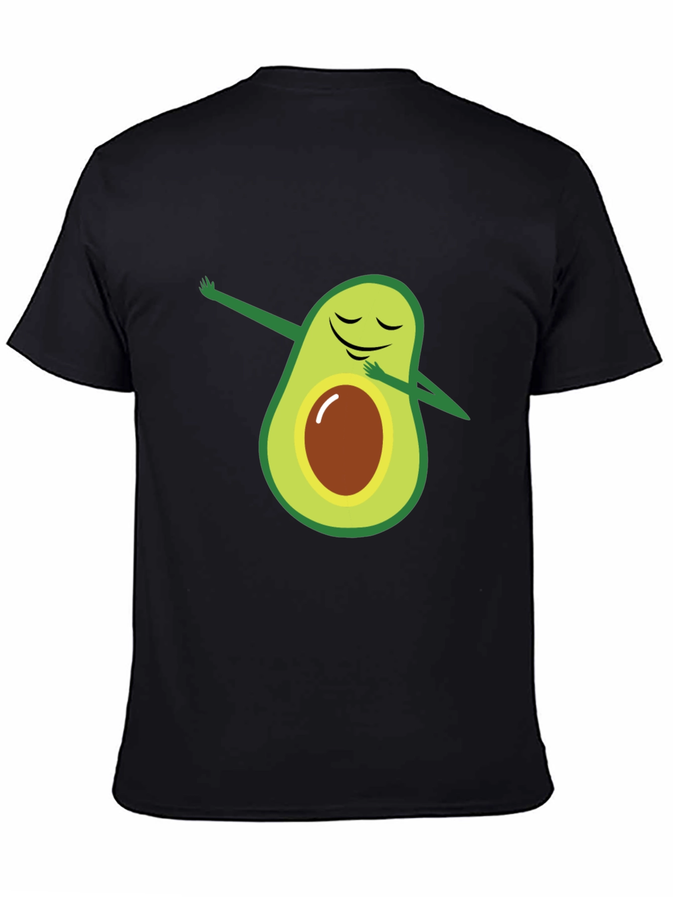 Dabbing Avocado Black T-Shirt