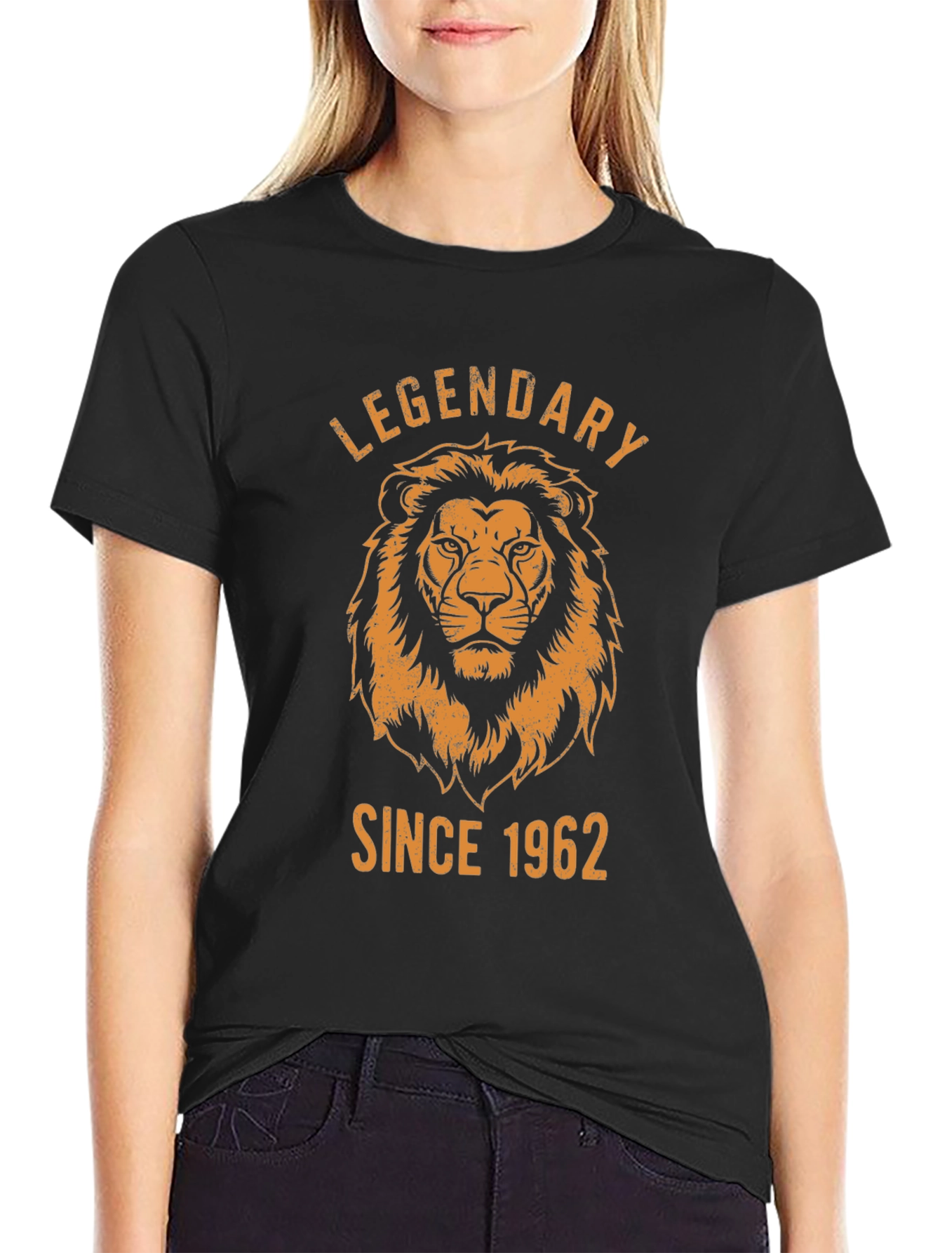 Legendary Since 1962 Lion Graphic Black T-Shirt