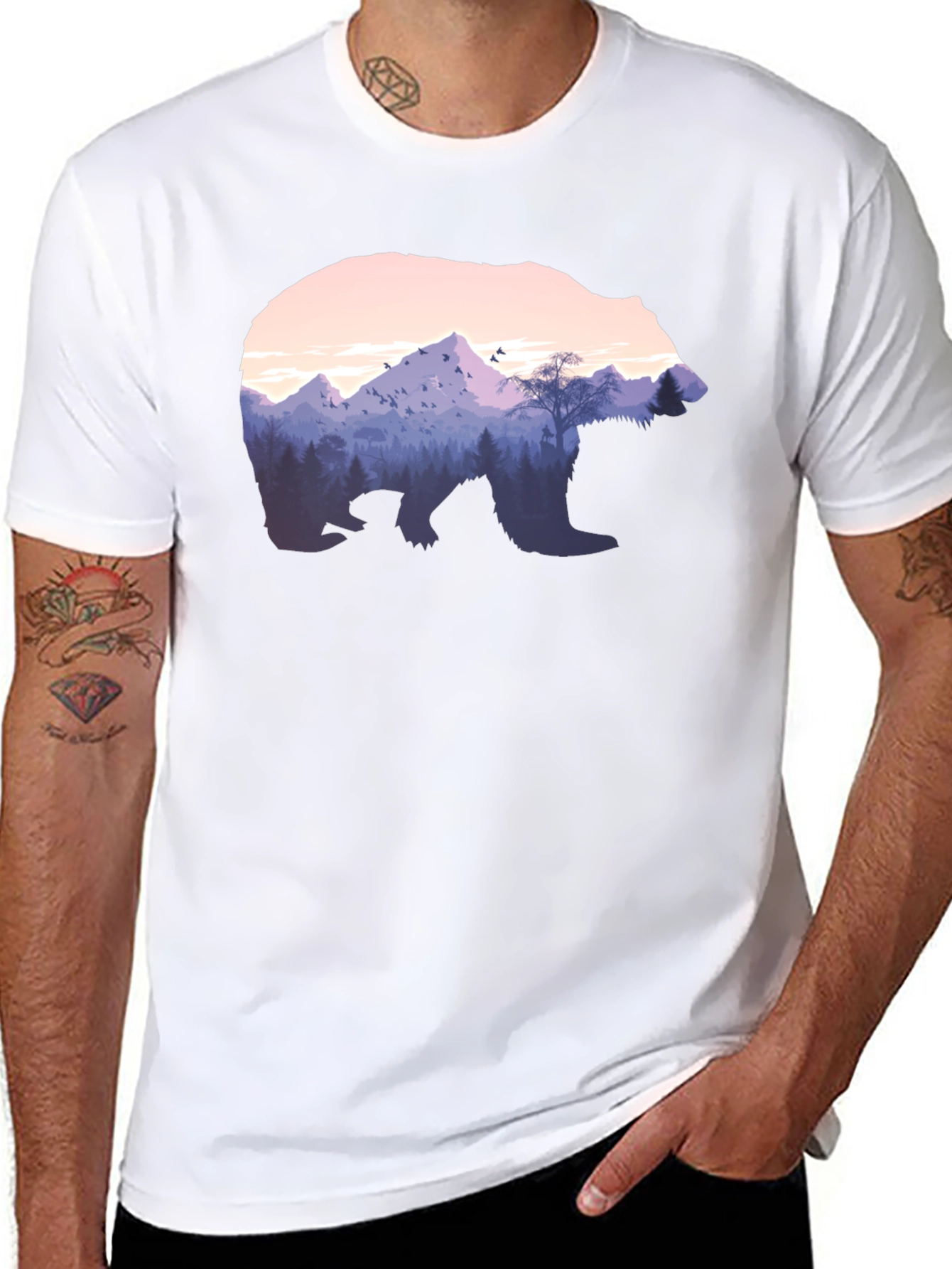 Bear Mountain T-Shirt - Nature Graphic Tee