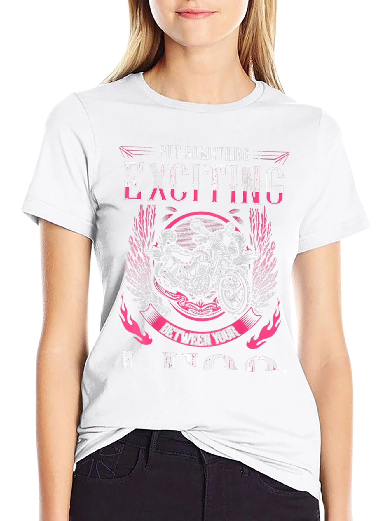 Exciting Motorcycle Graphic Tee - Ride in Style!