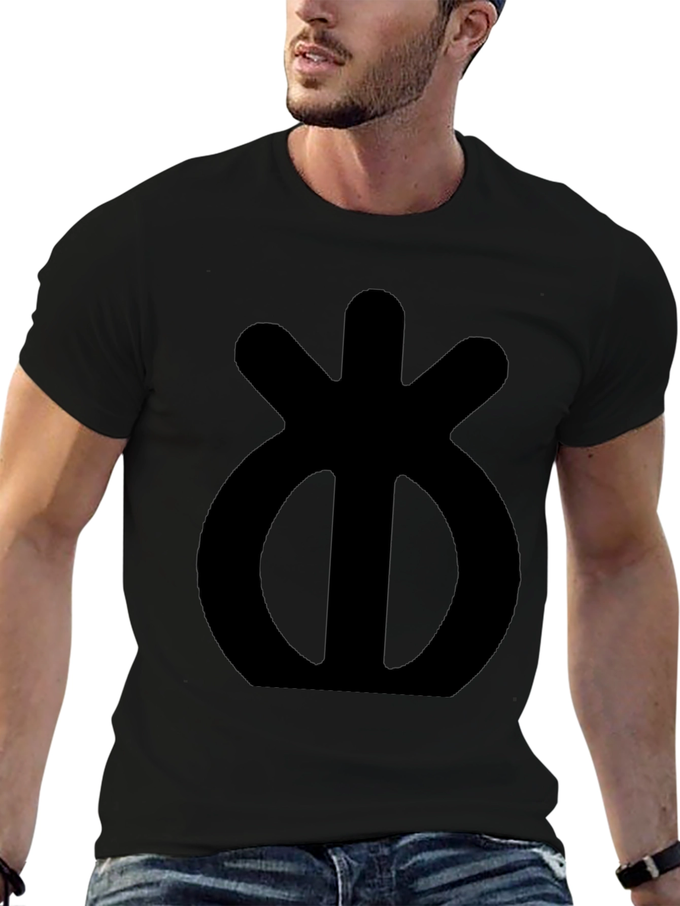 Symbol Graphic Black Tee