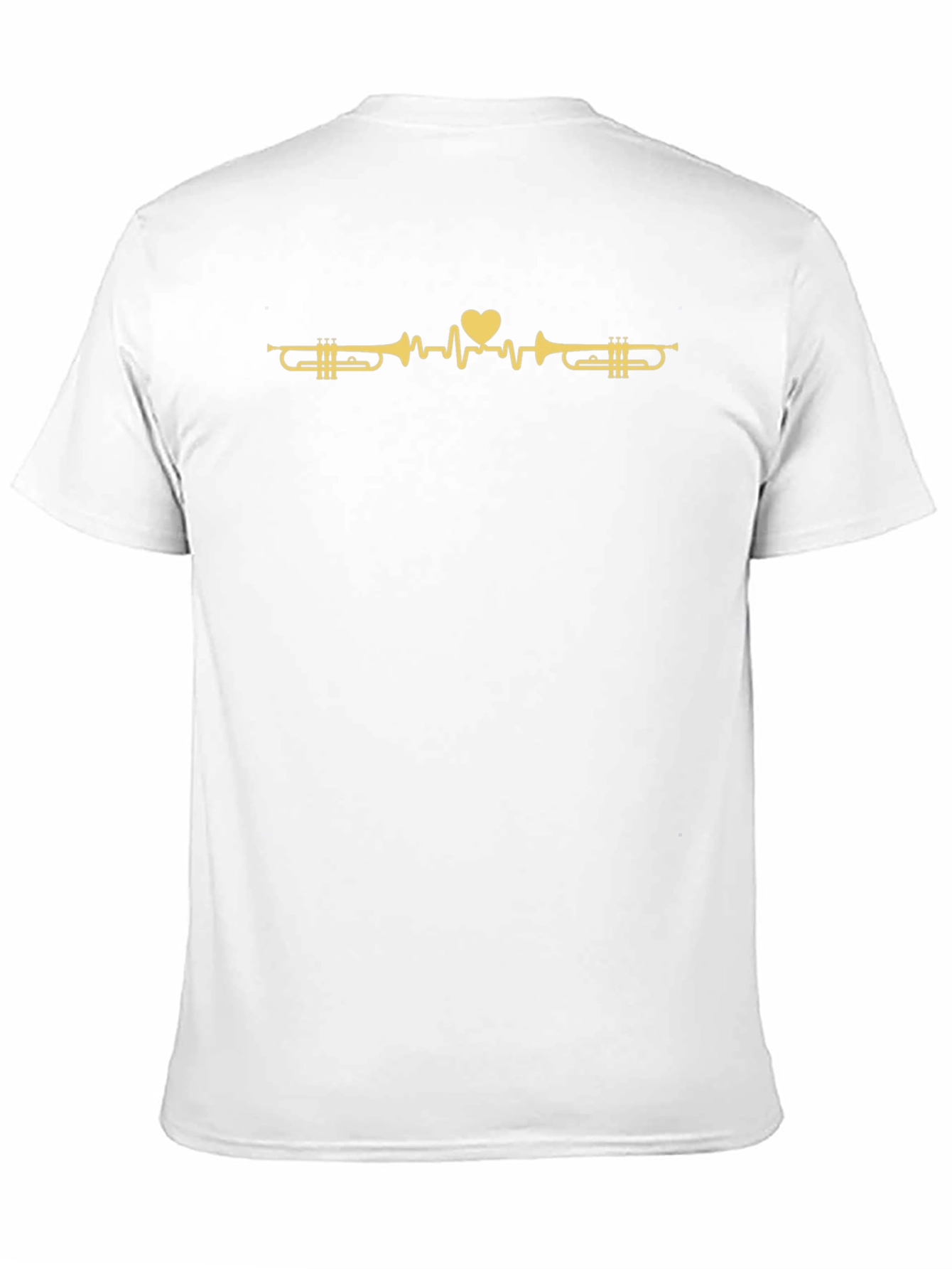 Trumpet Heartbeat T-Shirt - Music Lover Tee