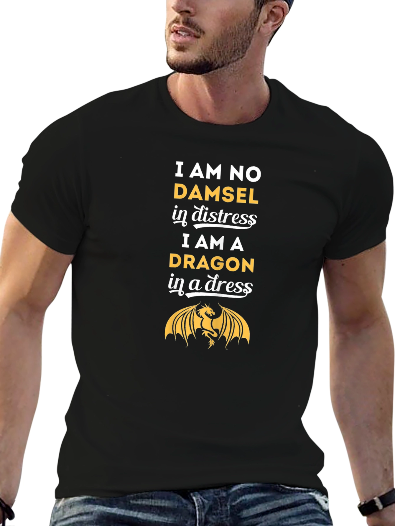 Dragon in a Dress T-Shirt - Empowering Graphic Tee