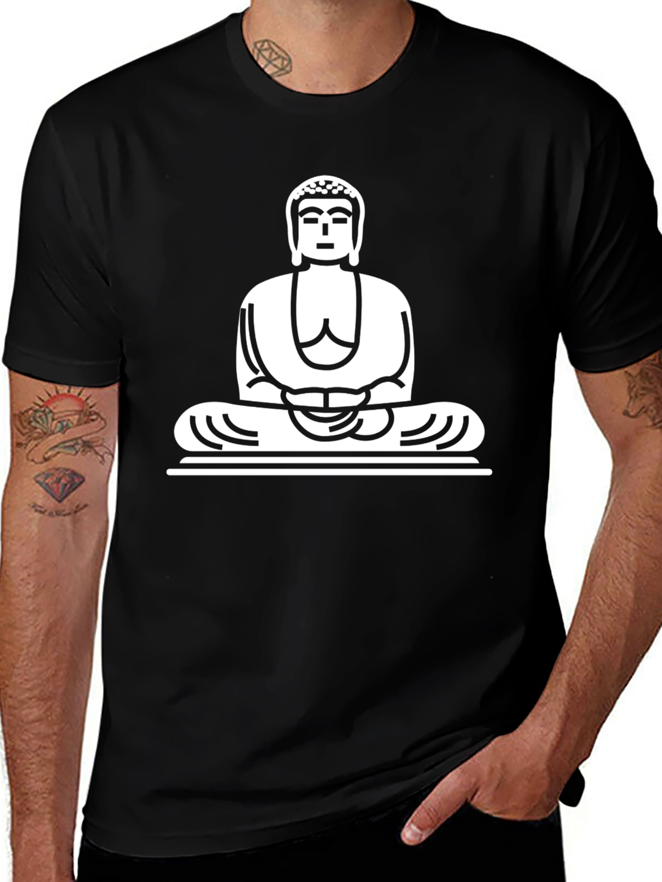Buddha Graphic Tee - Meditation Zen Style