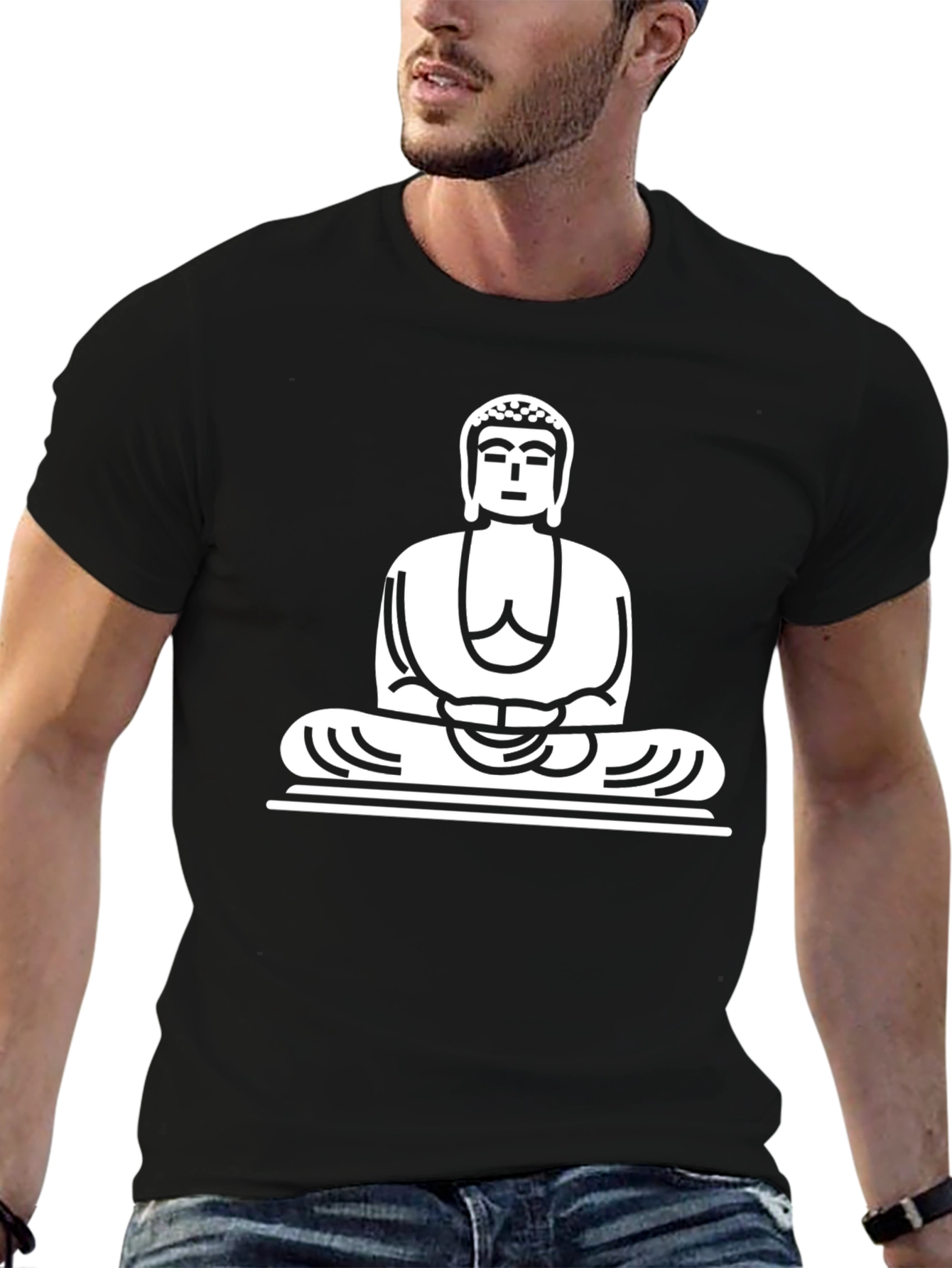 Buddha Graphic Tee - Meditation Zen Style