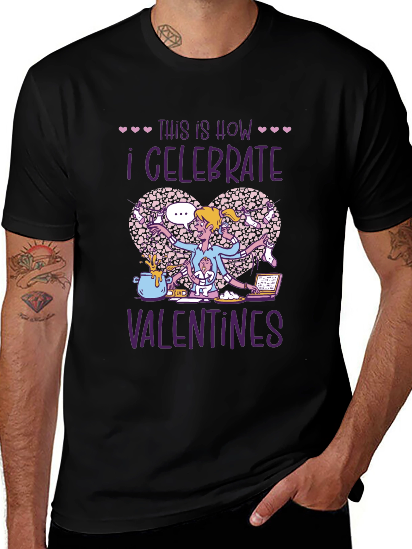 Valentines Day T-Shirt - Celebrate Alone