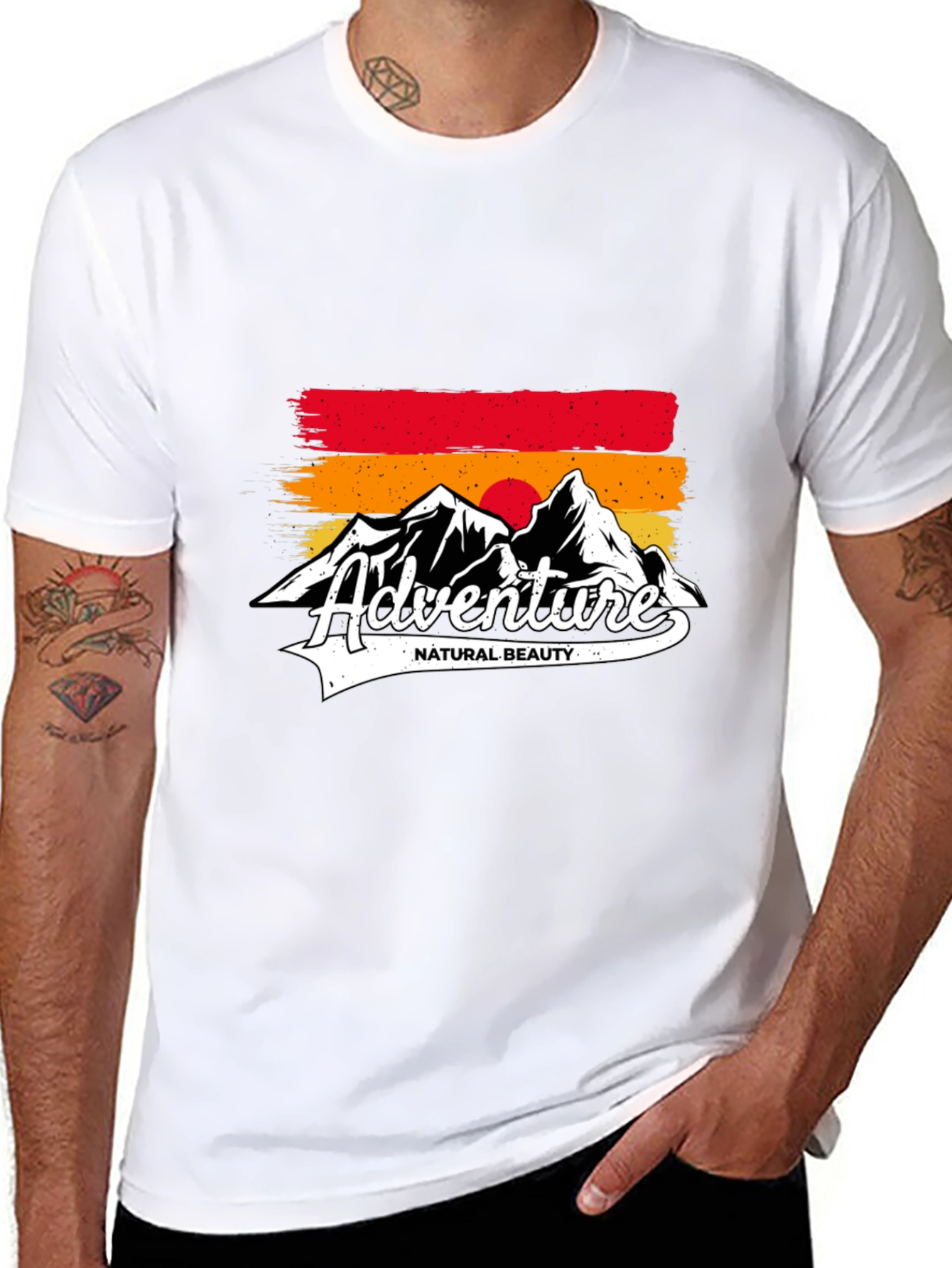Adventure Natural Beauty Graphic Print T-Shirt