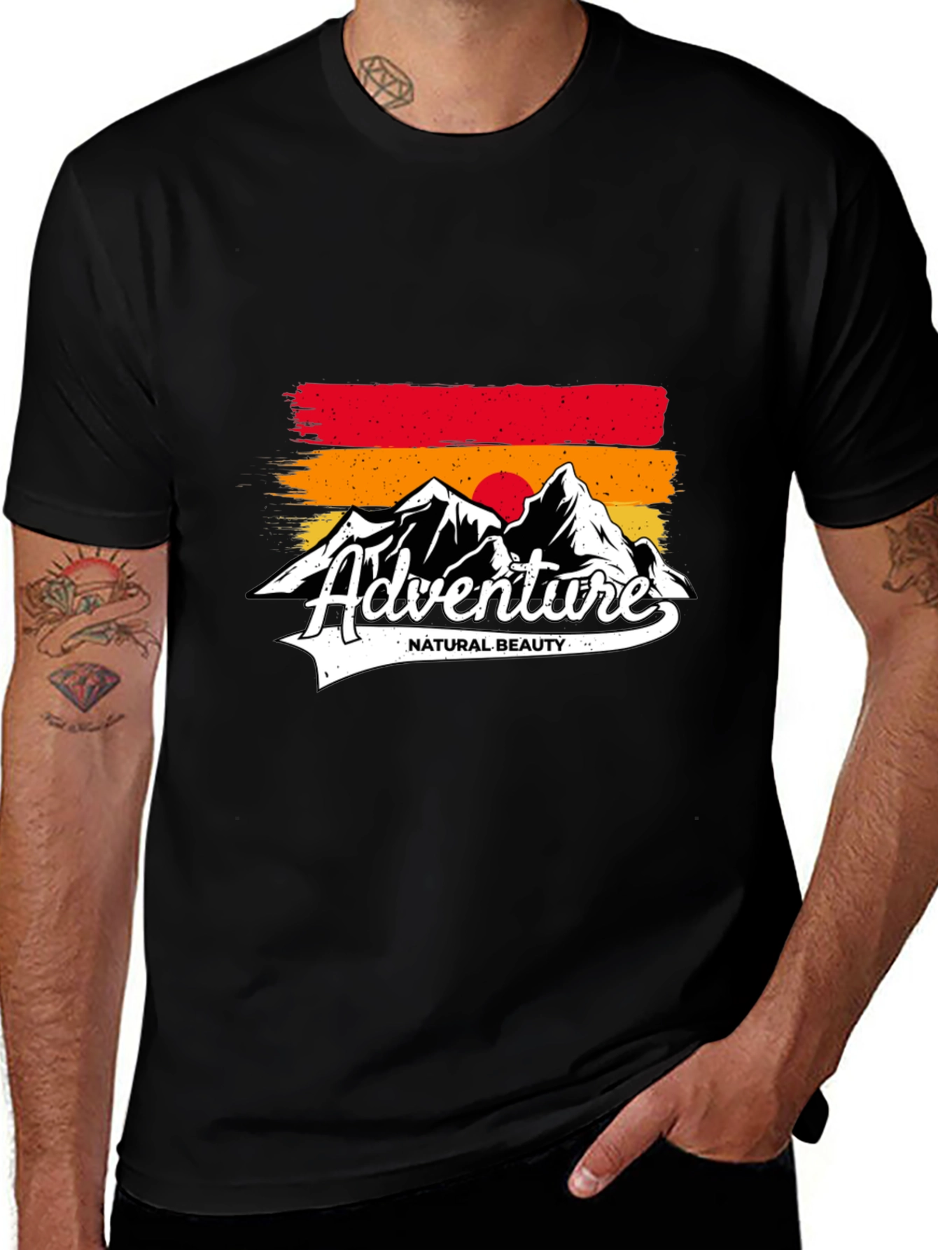 Adventure Natural Beauty Graphic Print T-Shirt