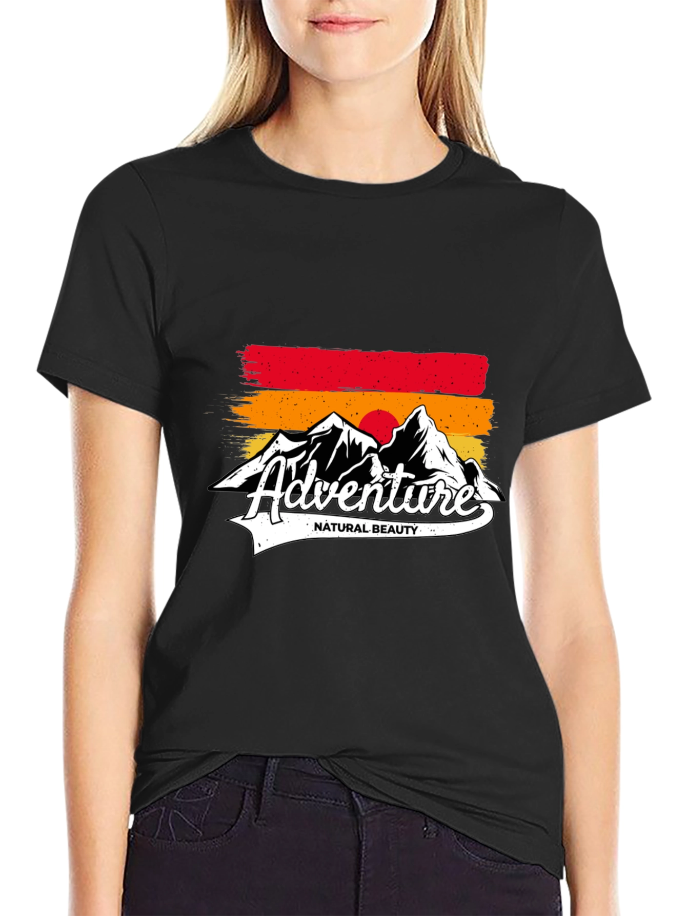 Adventure Natural Beauty Graphic Print T-Shirt