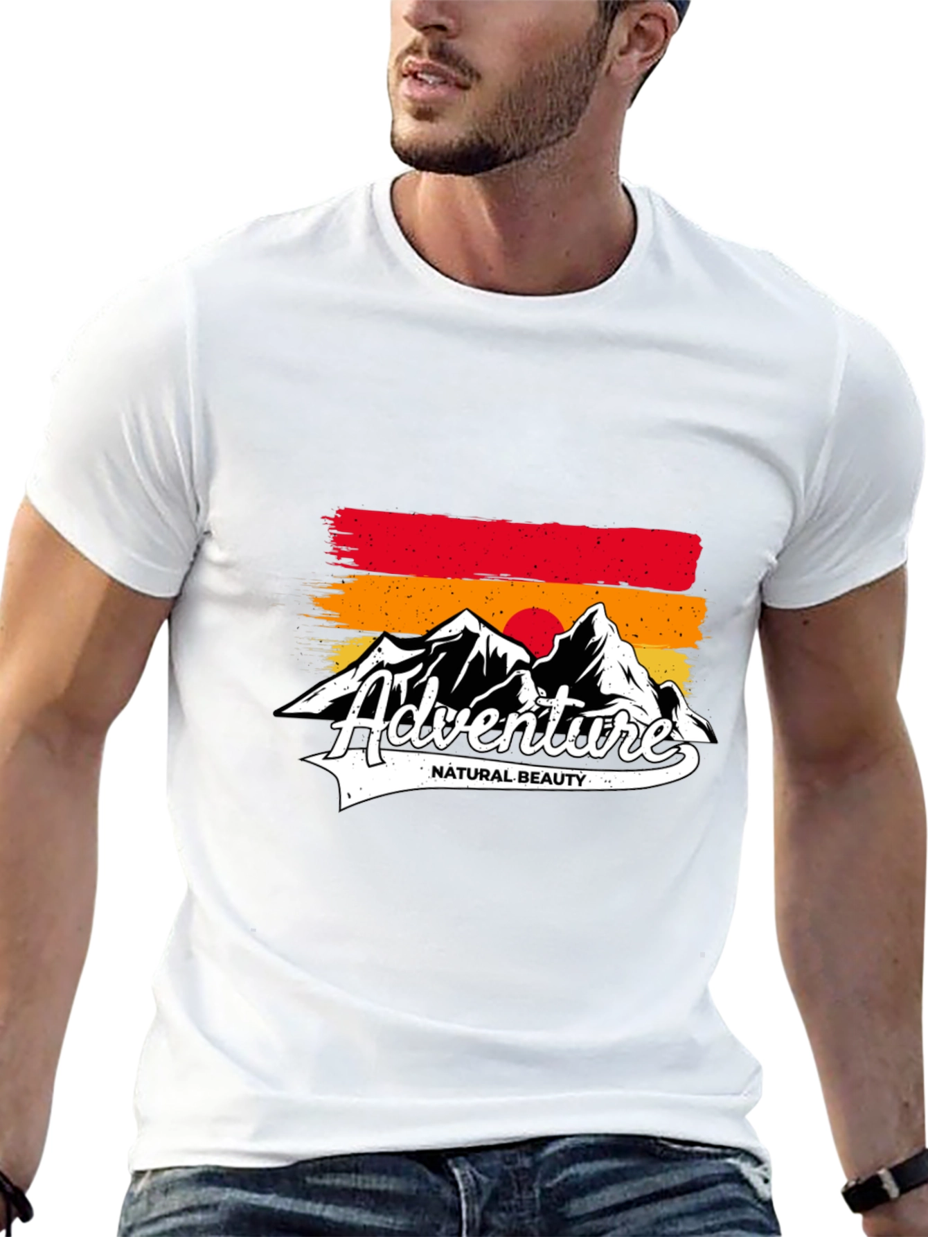 Adventure Natural Beauty Graphic Print T-Shirt