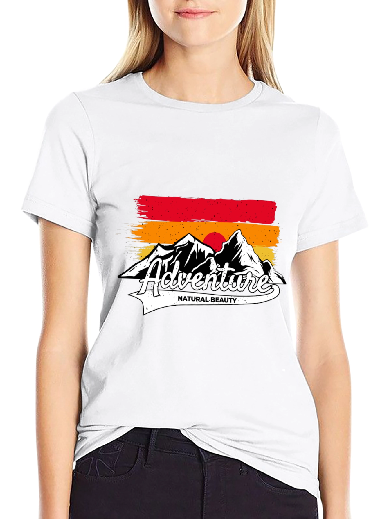 Adventure Natural Beauty Graphic Print T-Shirt