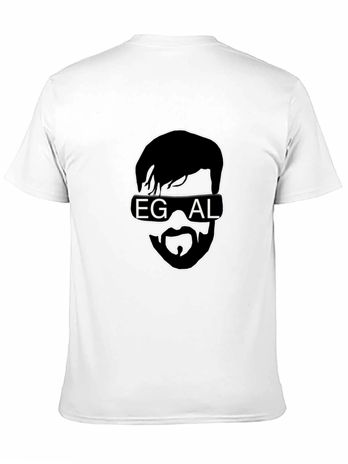 EGAL Funny Graphic Black T-Shirt - Stylish Casual Wear