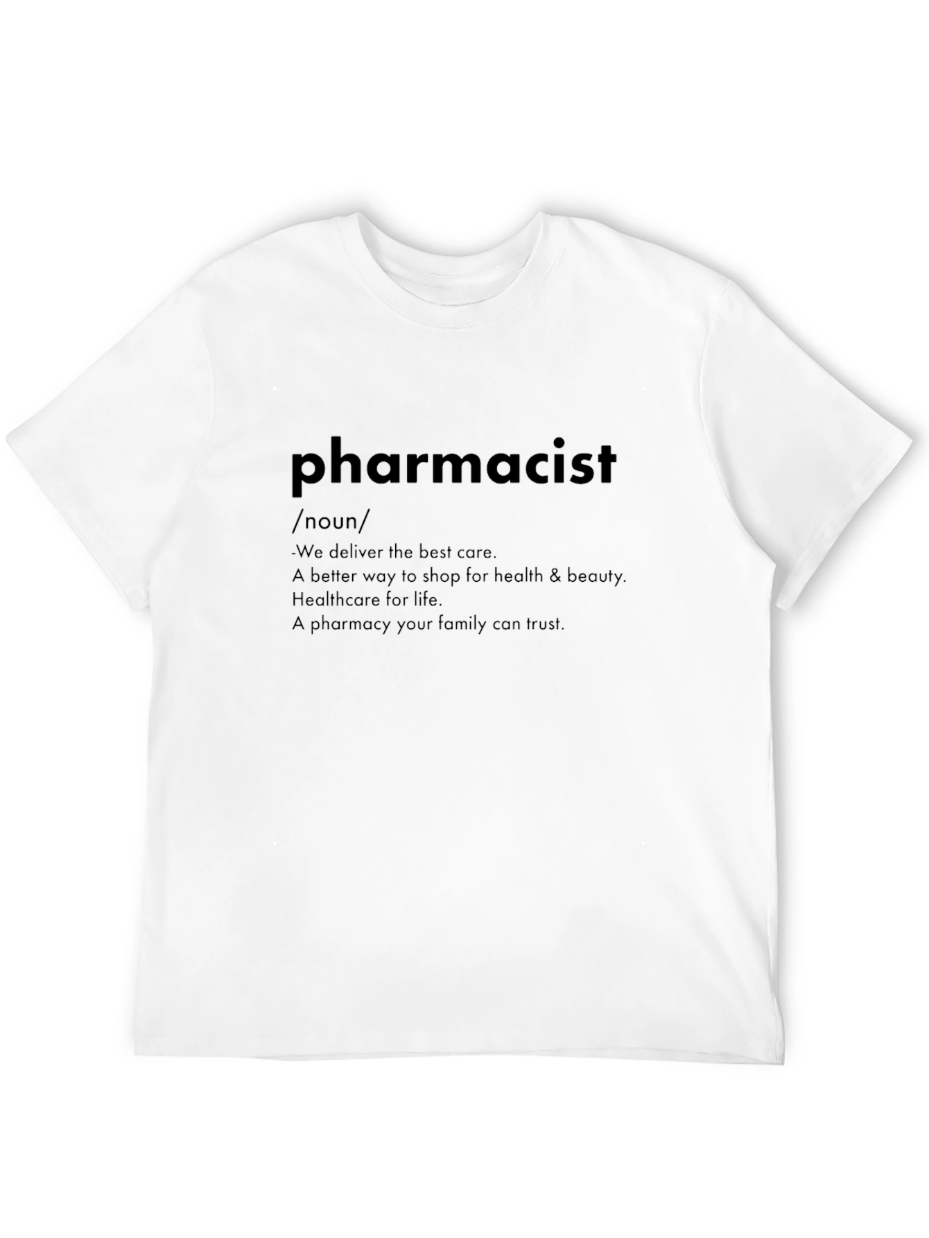 Pharmacist Definition Black T-Shirt