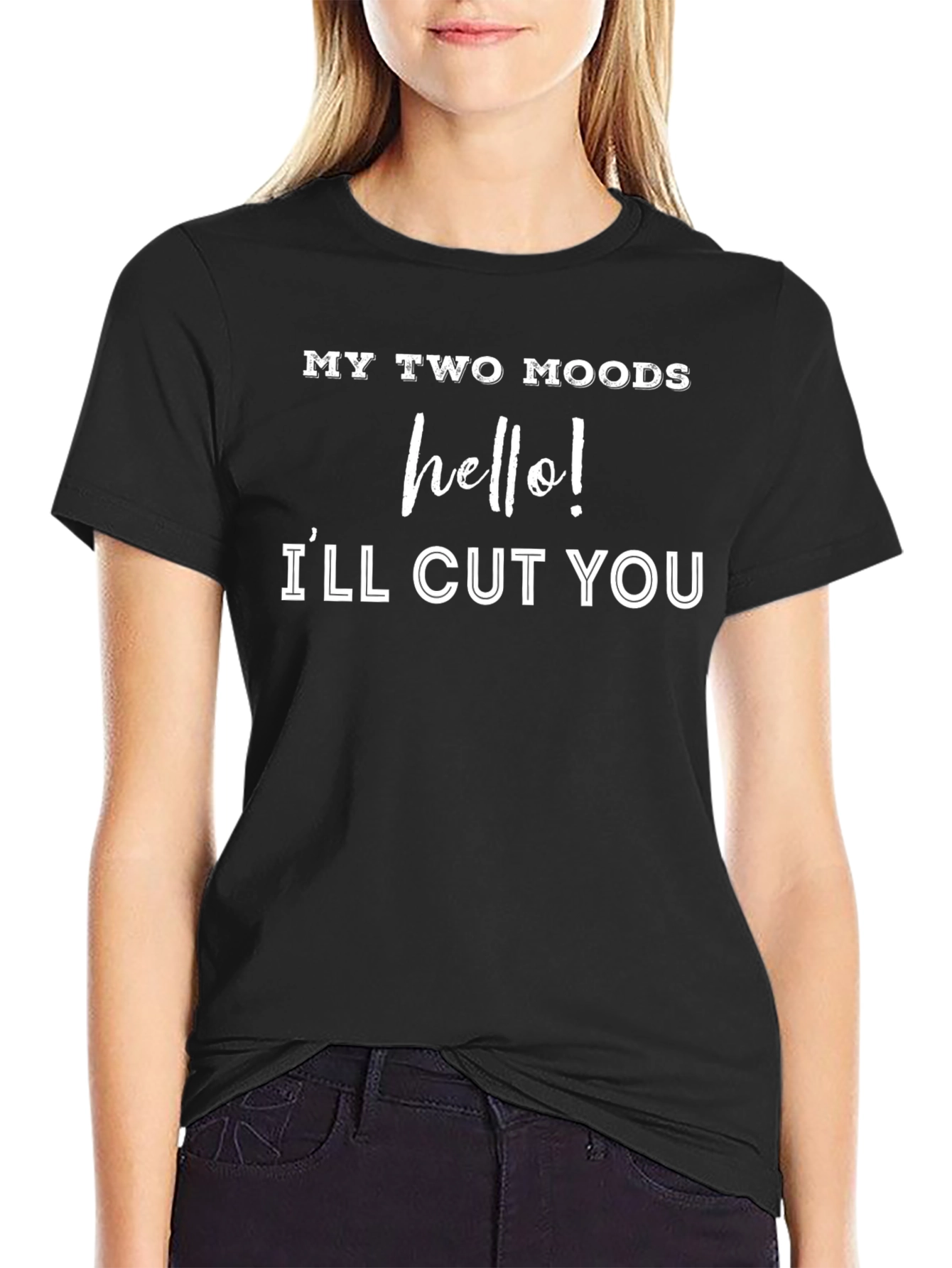 My Two Moods Graphic Tee - Funny Sarcastic T-Shirt