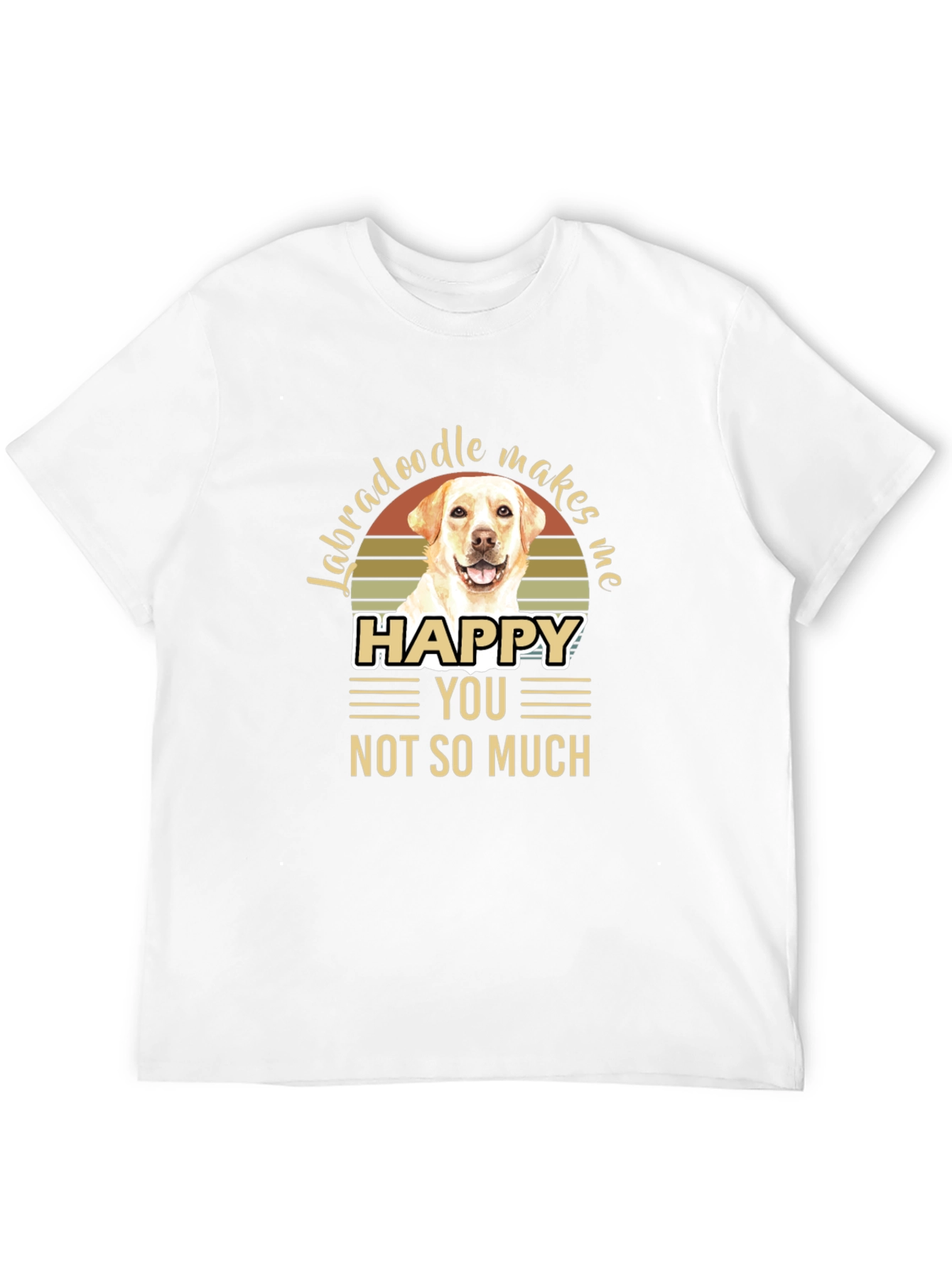 Labradoodle Makes Me Happy T-Shirt