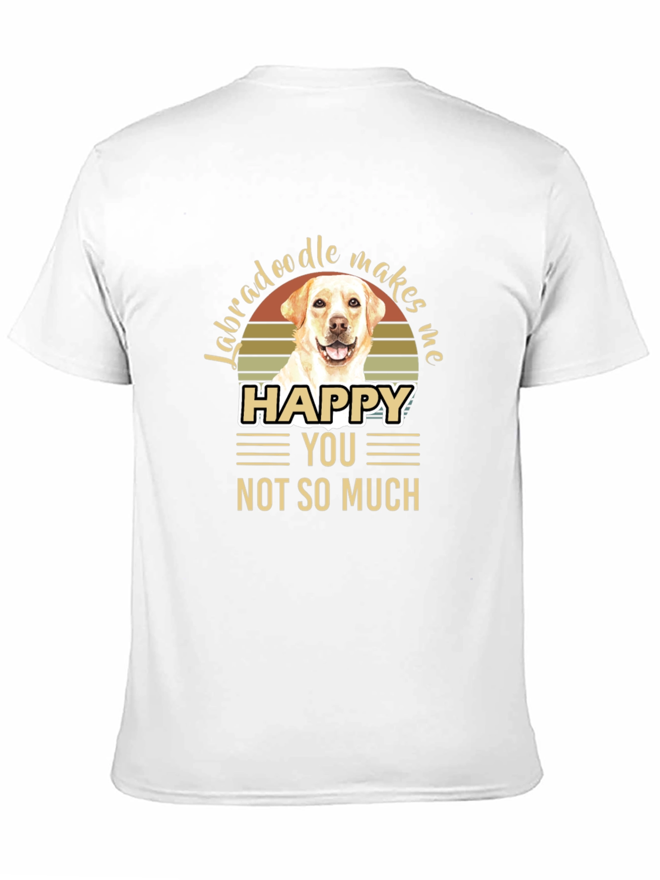 Labradoodle Makes Me Happy T-Shirt