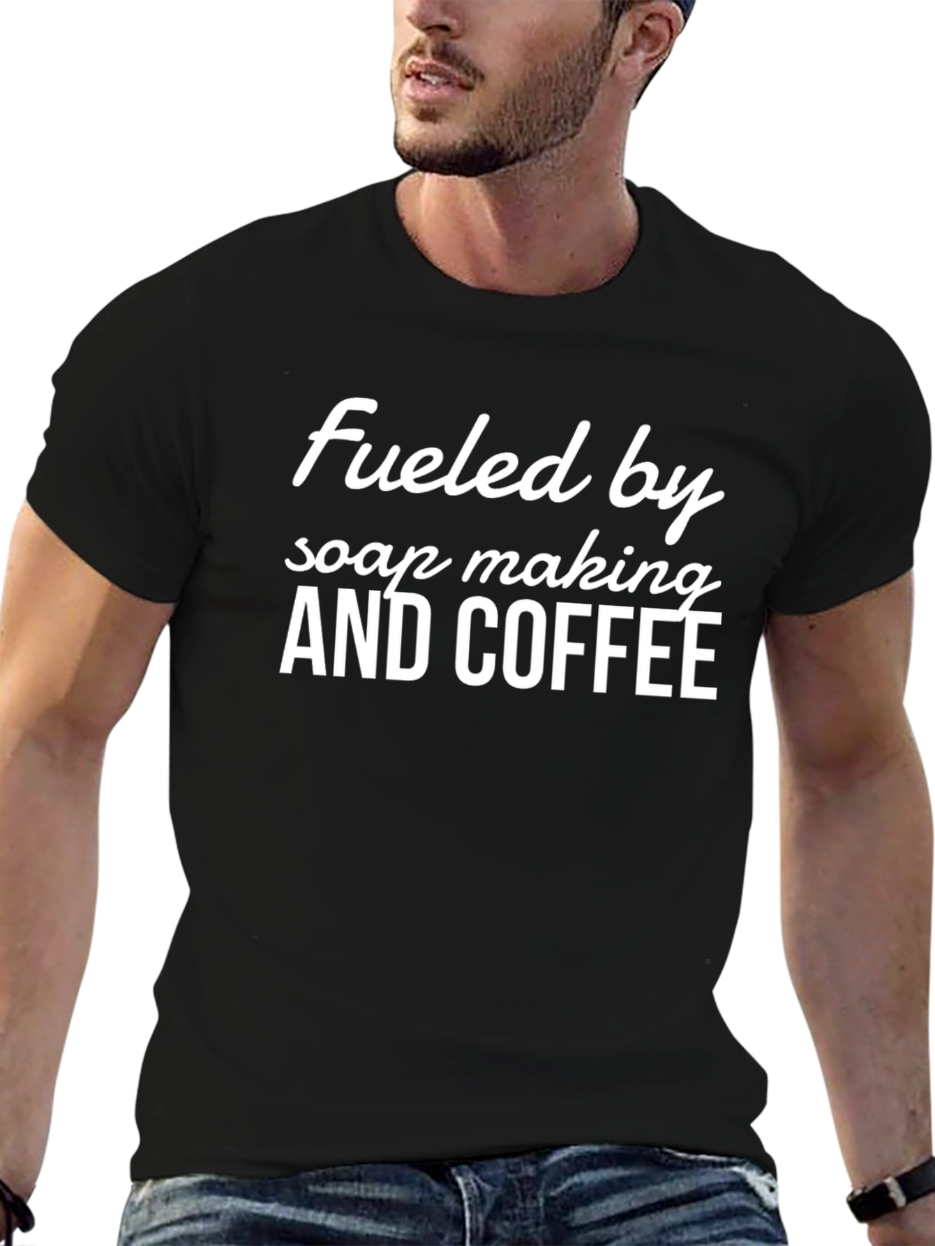 Fueled by Soap Making and Coffee Graphic Tee