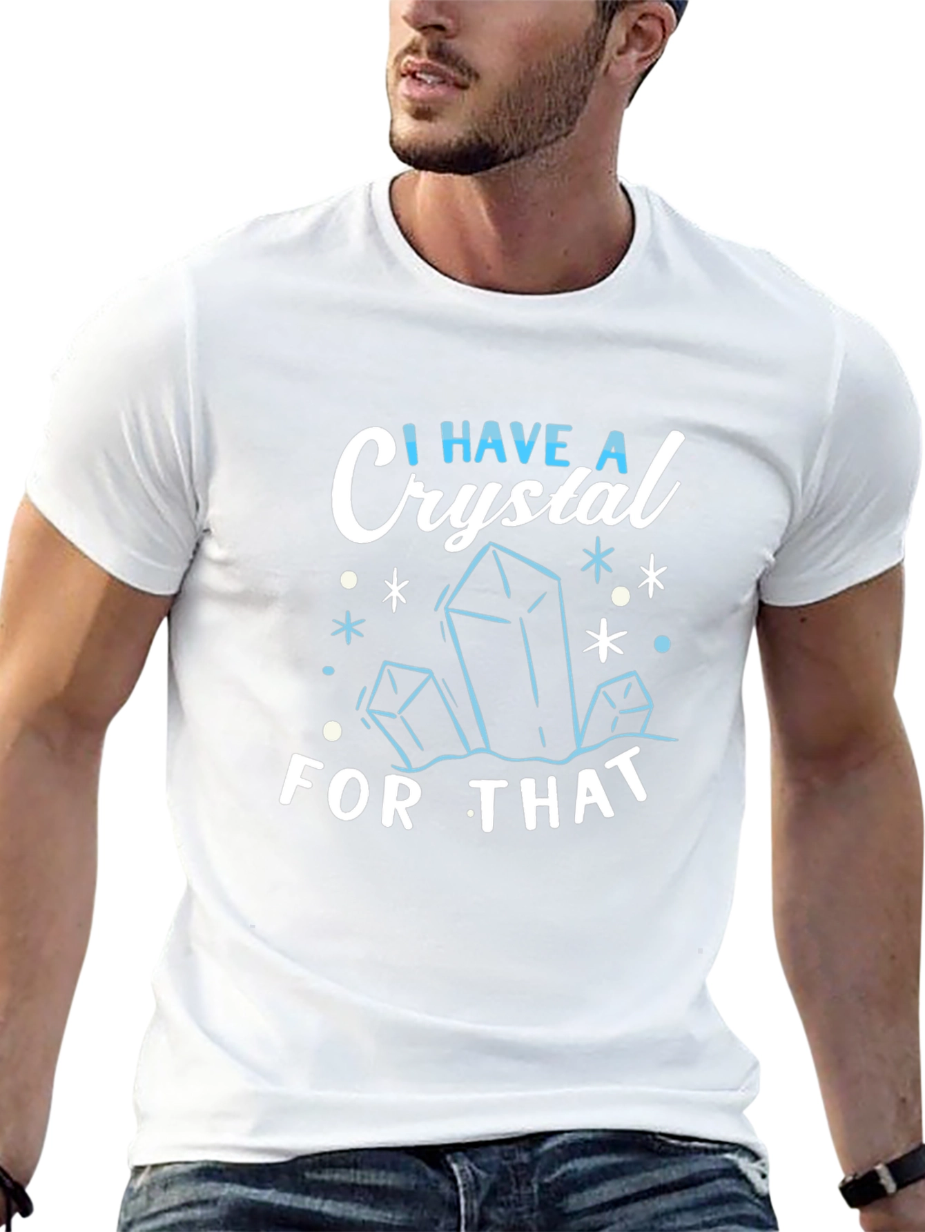 I Have A Crystal For That Black T-Shirt