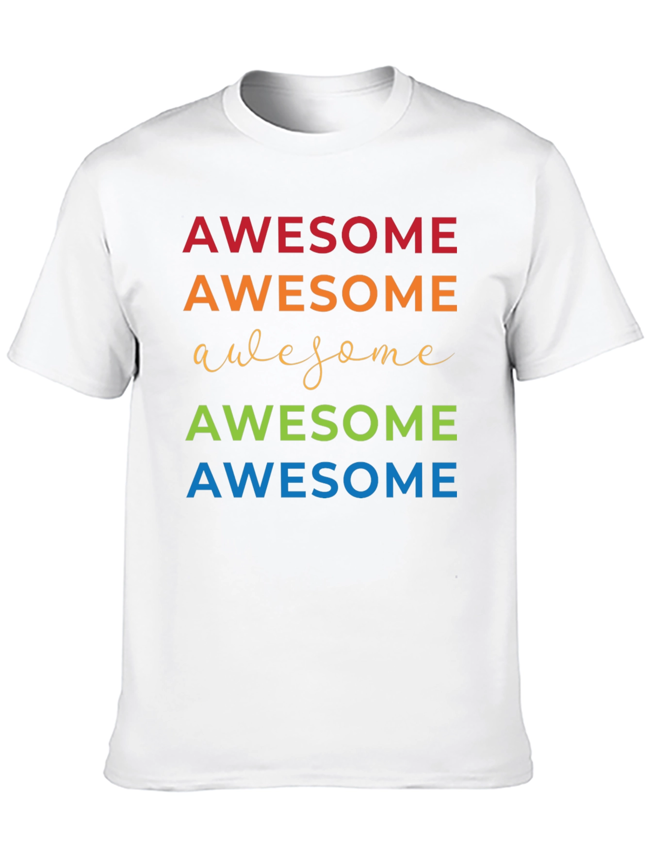 Awesome Graphic Tee - Stylish Mens Black T-Shirt