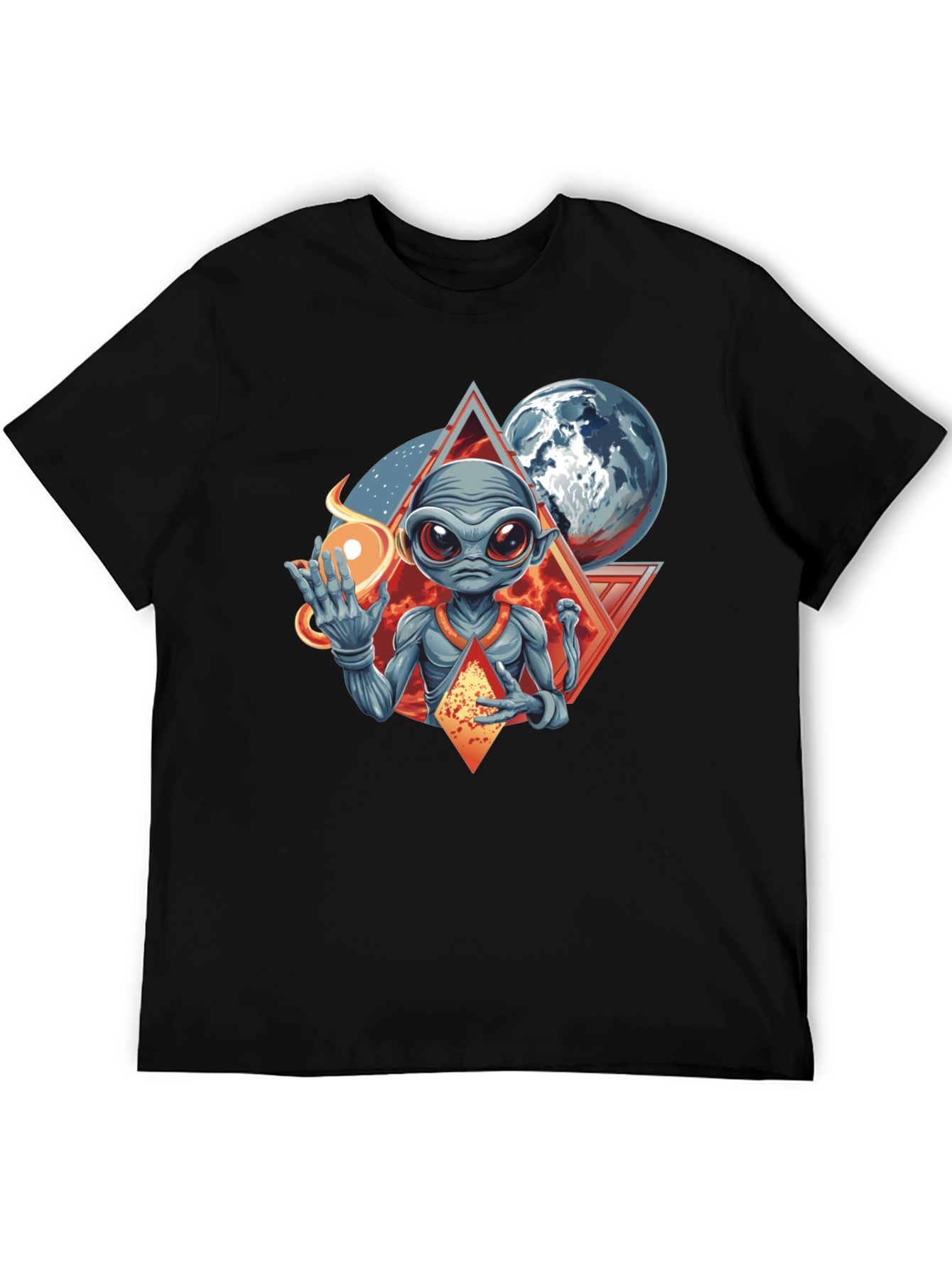 Alien Graphic Tee - Cosmic Design