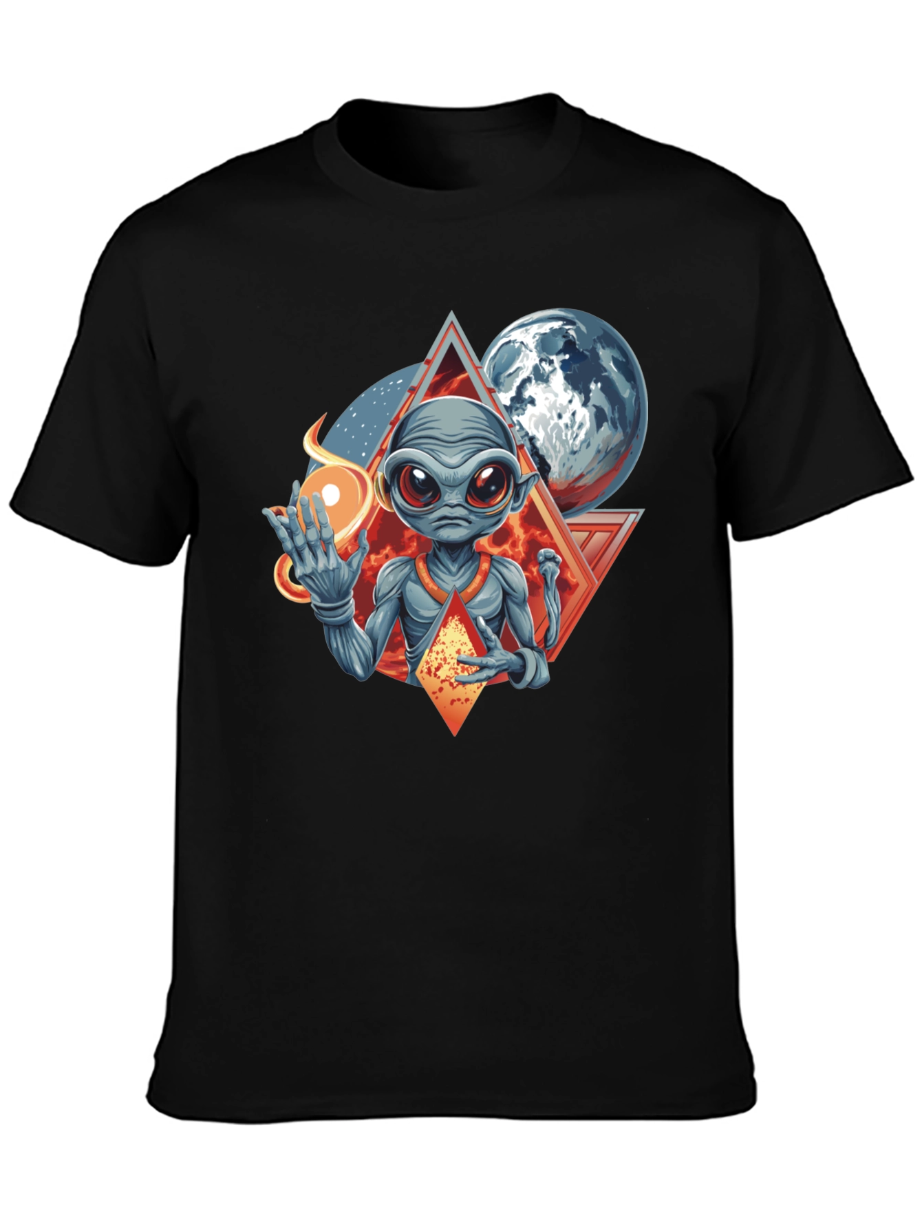 Alien Graphic Tee - Cosmic Design