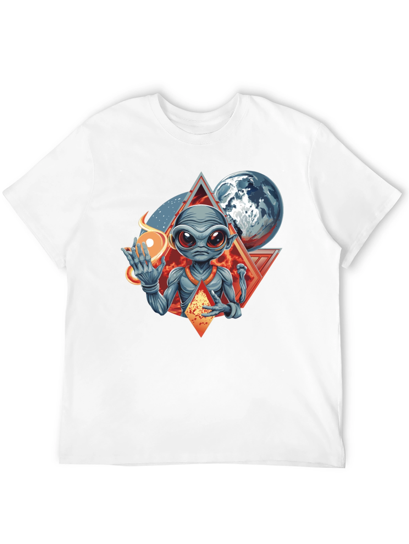 Alien Graphic Tee - Cosmic Design
