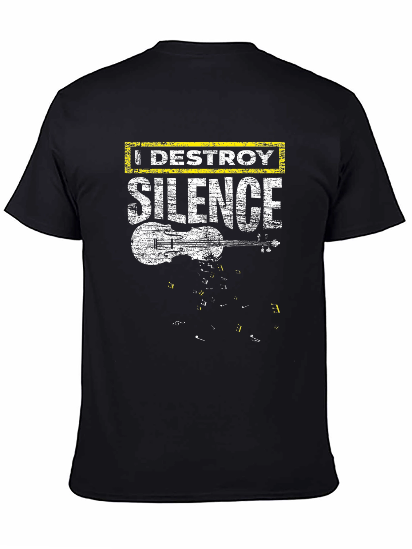 Destroy Silence Graphic T-Shirt - Music Lover Tee